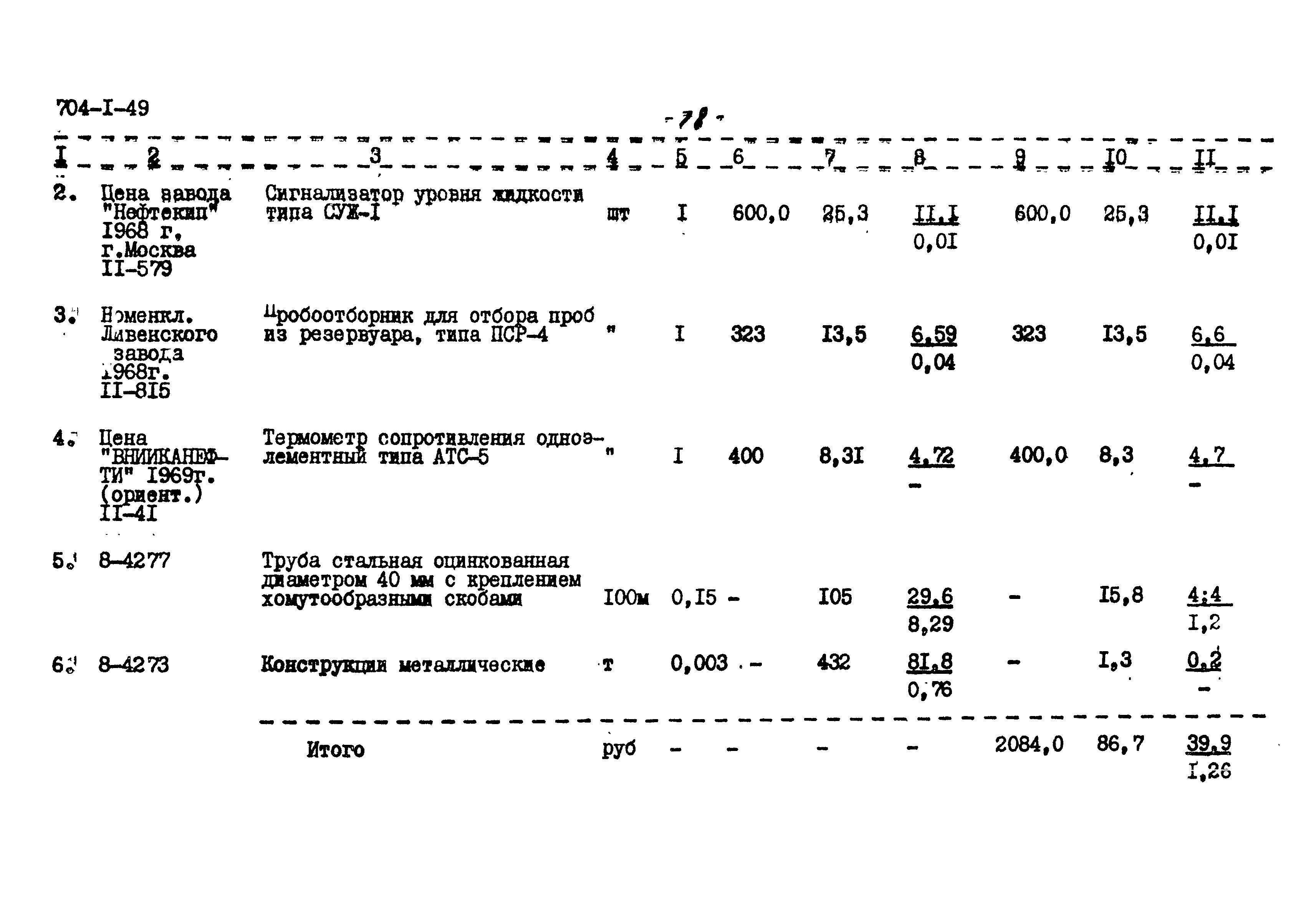 Типовой проект 704-1-49