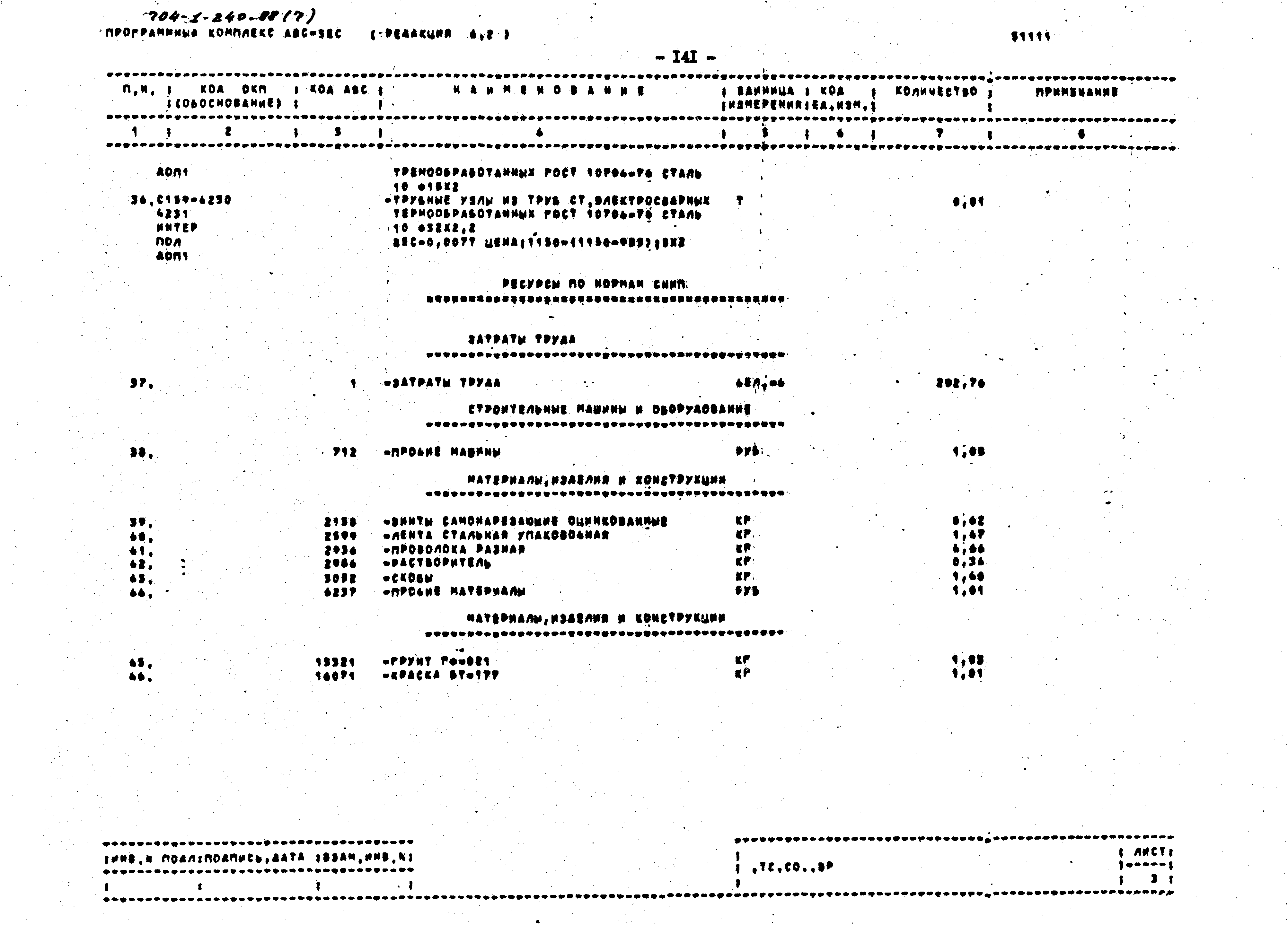 Типовой проект 704-1-240.88