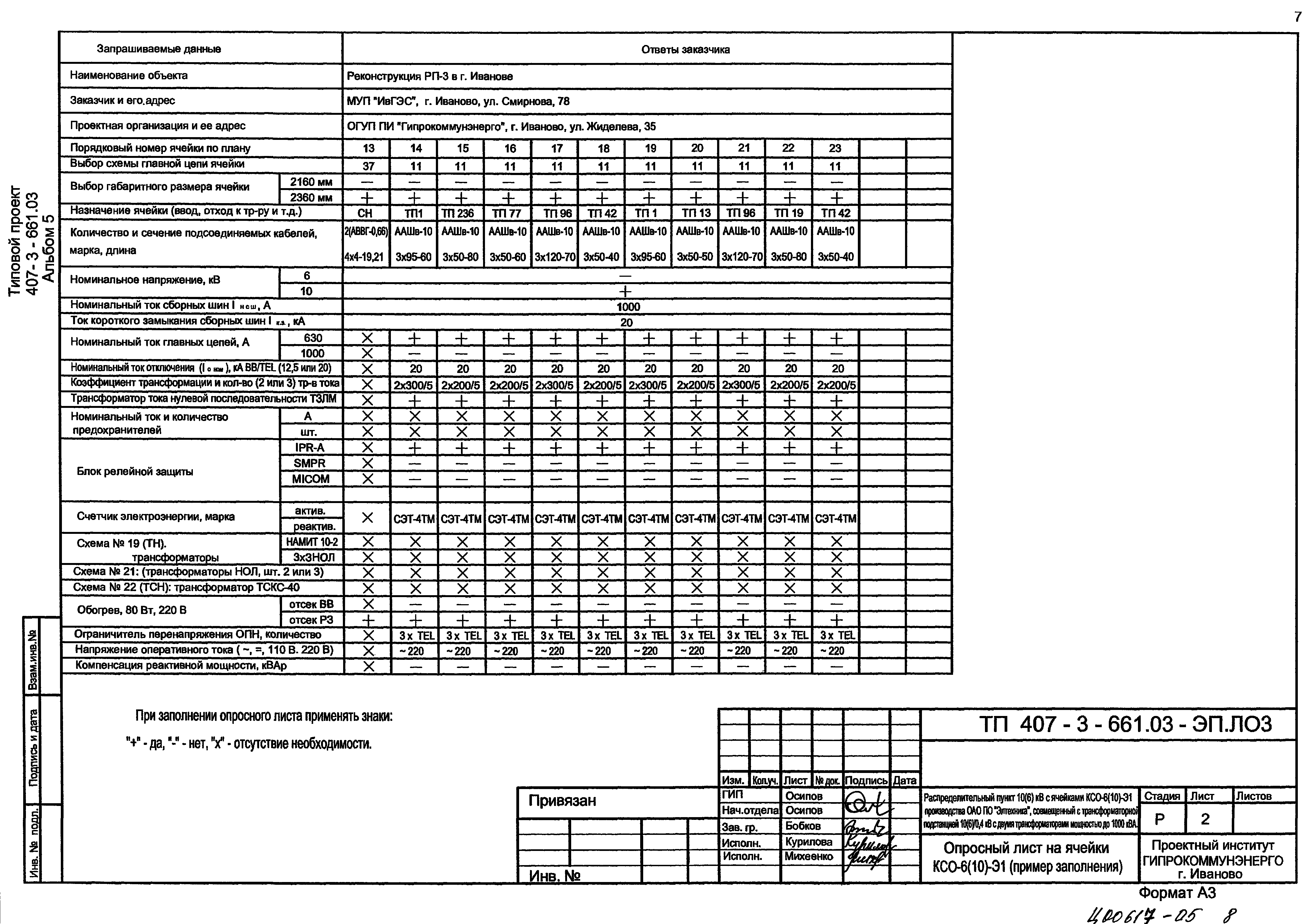 Типовой проект 407-3-661.03