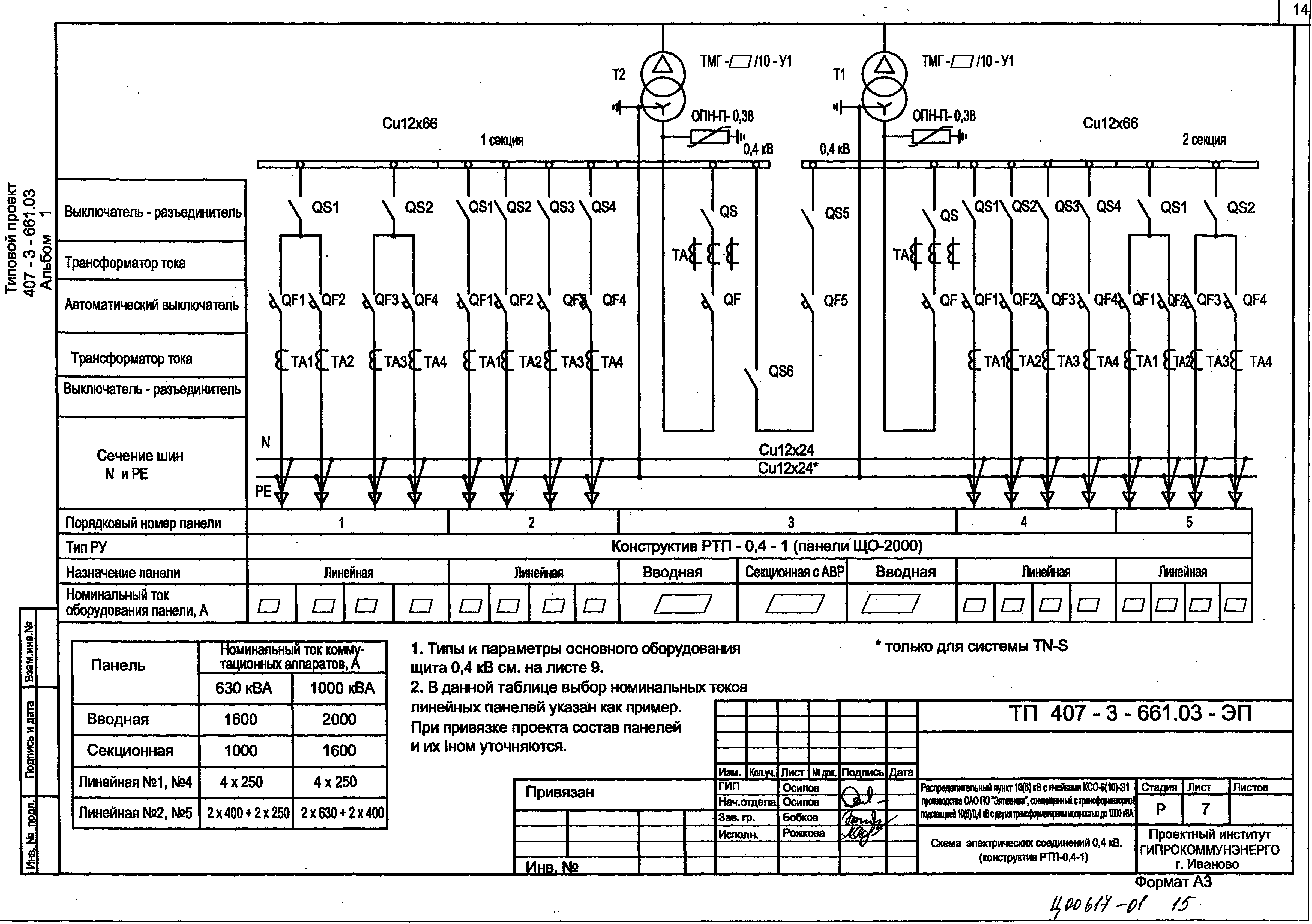 Типовой проект 407-3-661.03