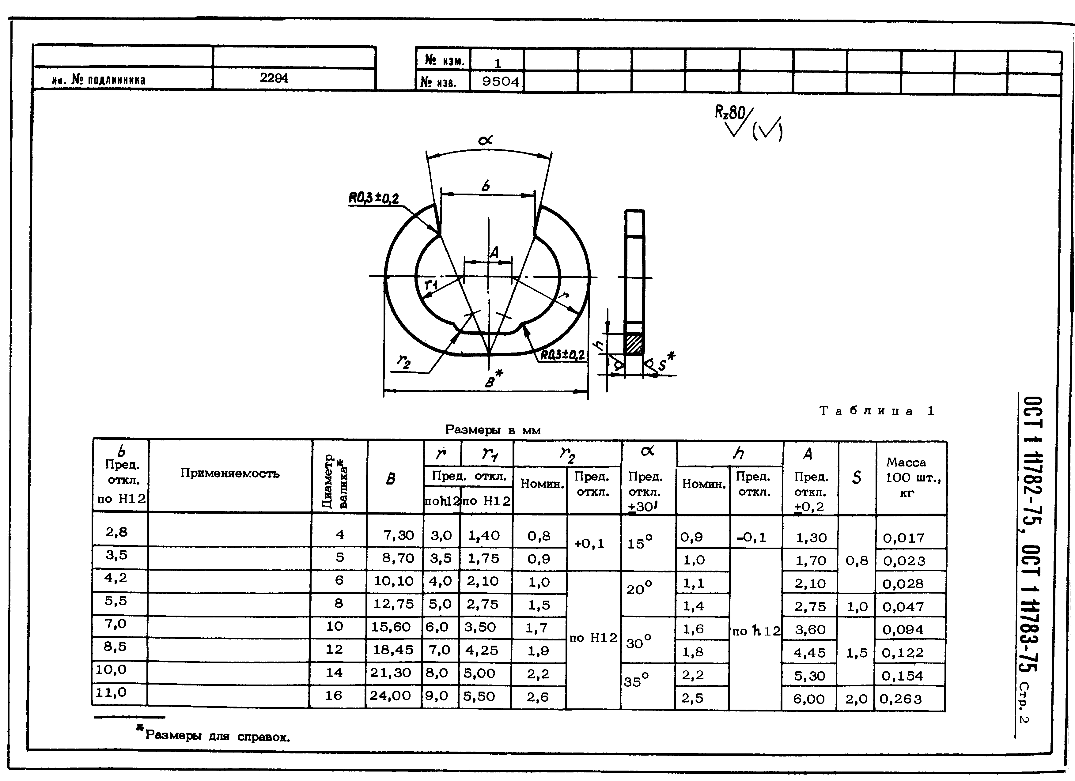 ОСТ 1 11782-75