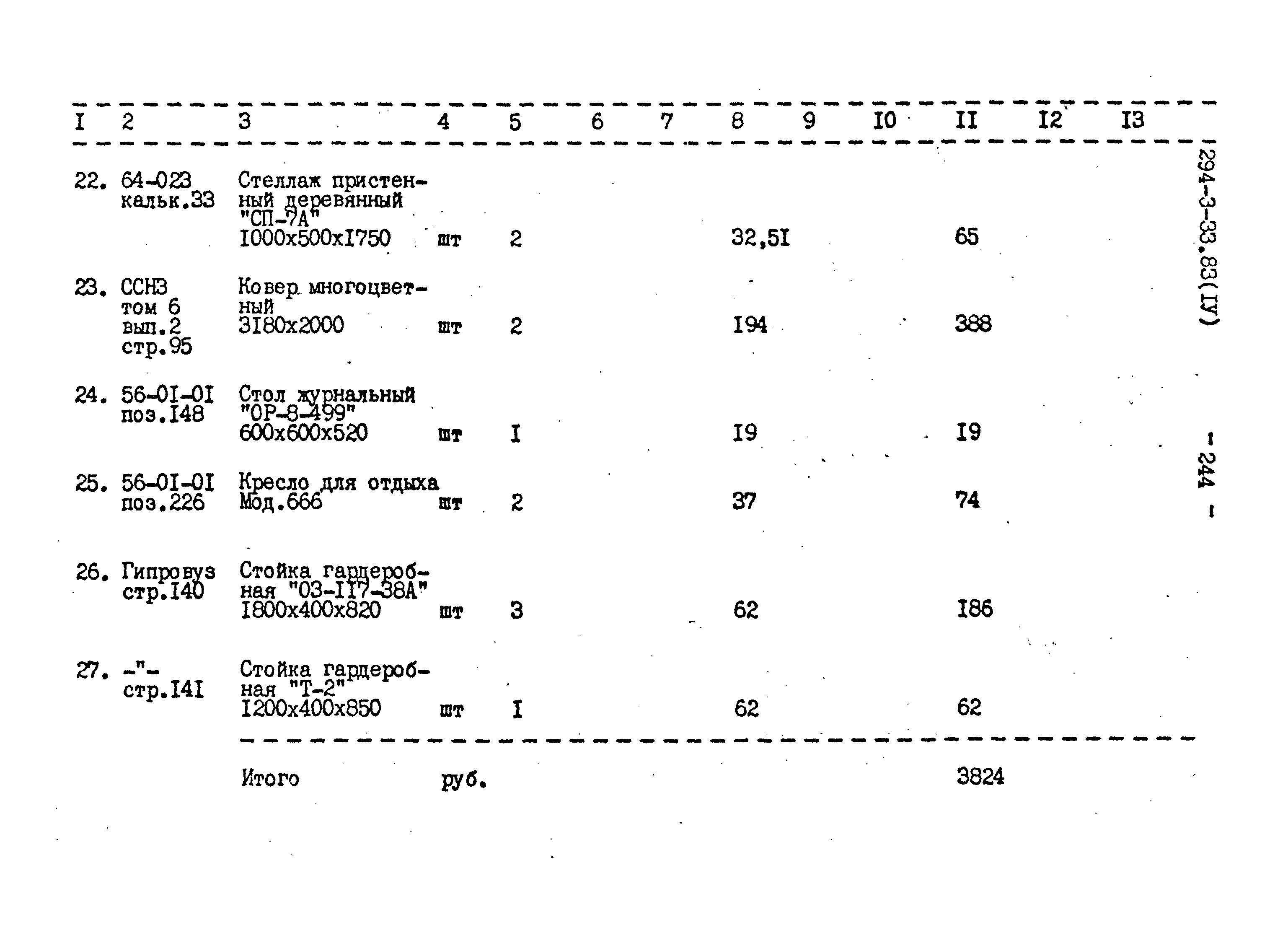 Типовой проект 294-3-33.83