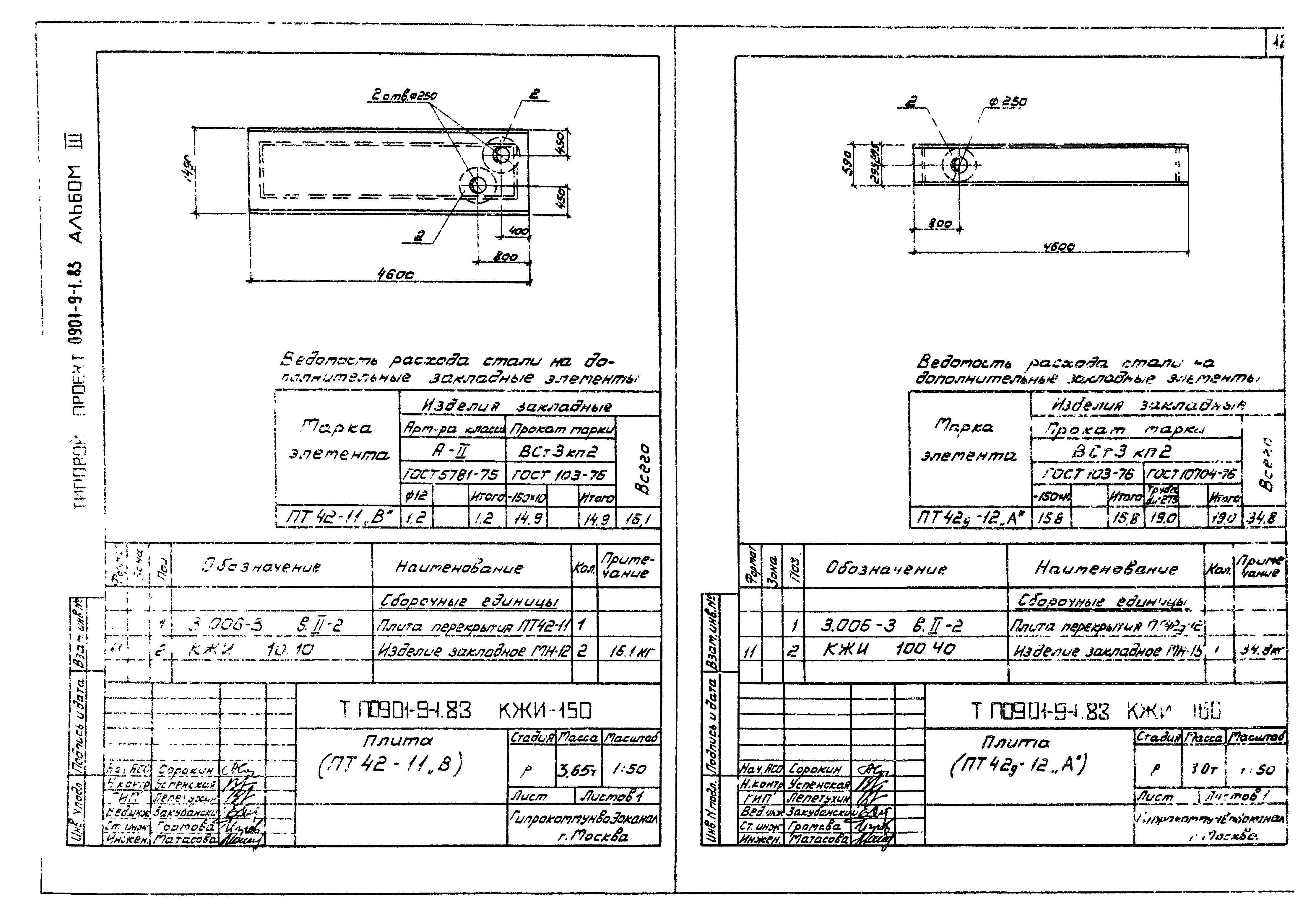 Типовой проект 0901-9-8.83