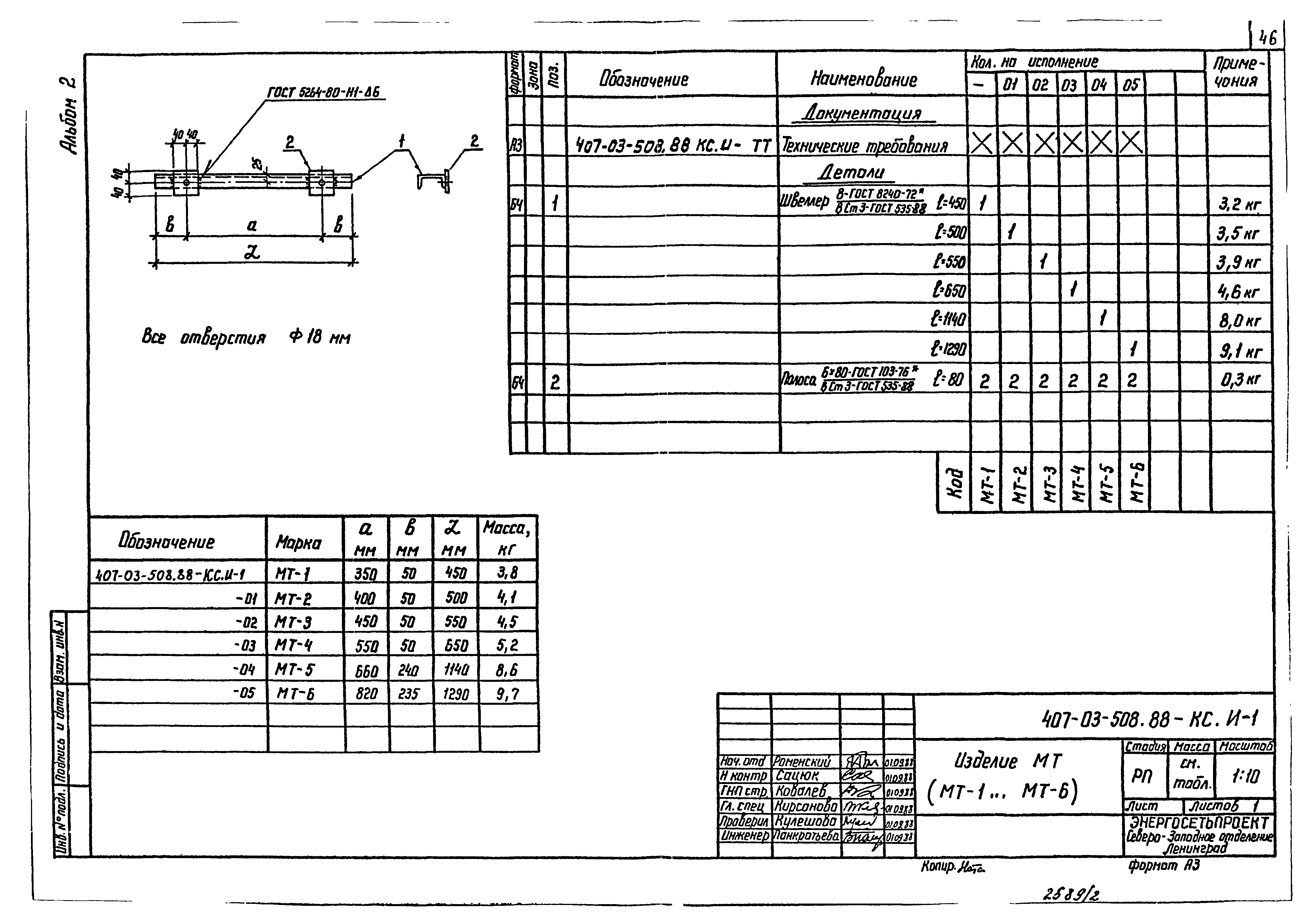 Типовые материалы для проектирования 407-03-508.88