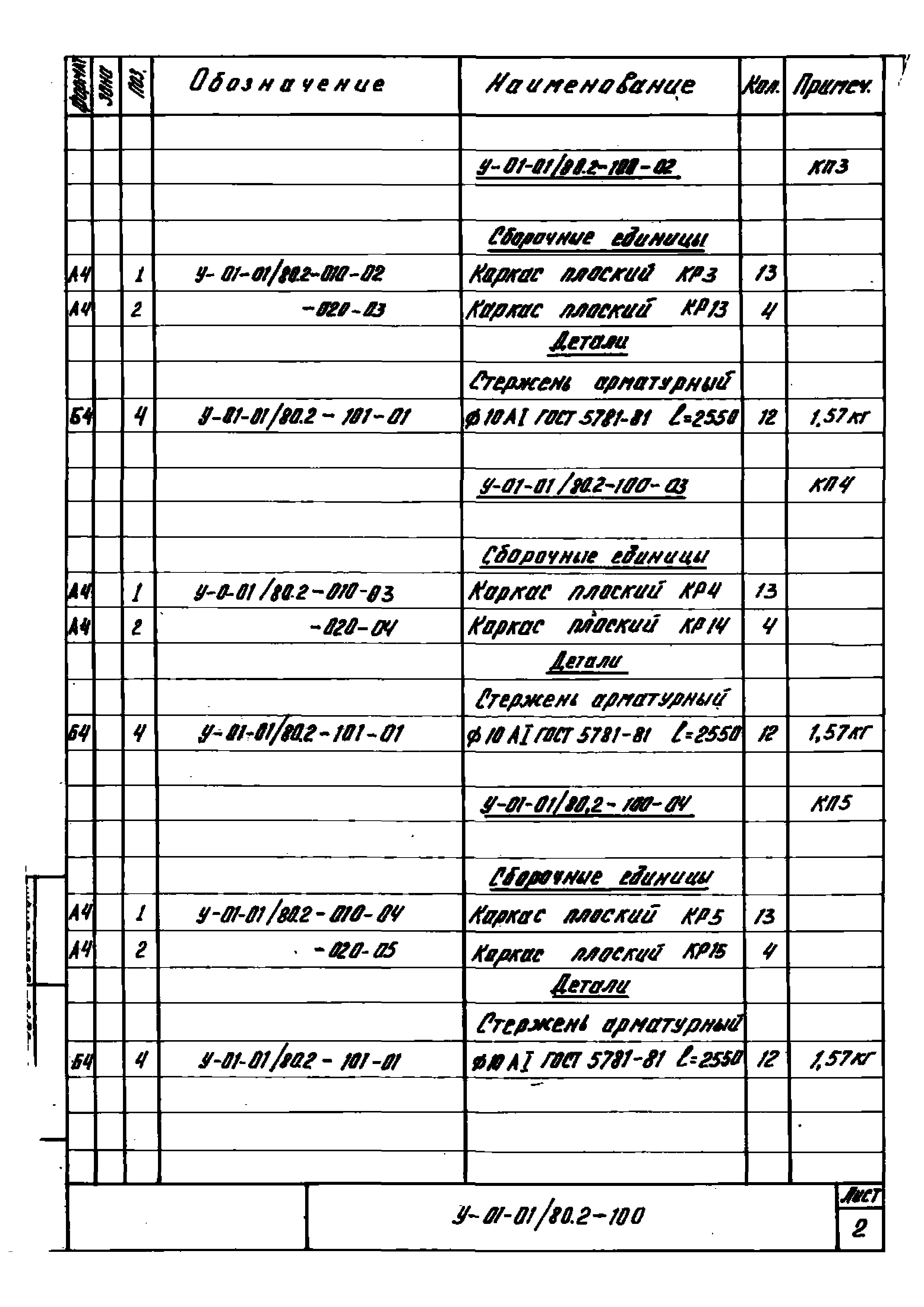 Серия У-01-01/80