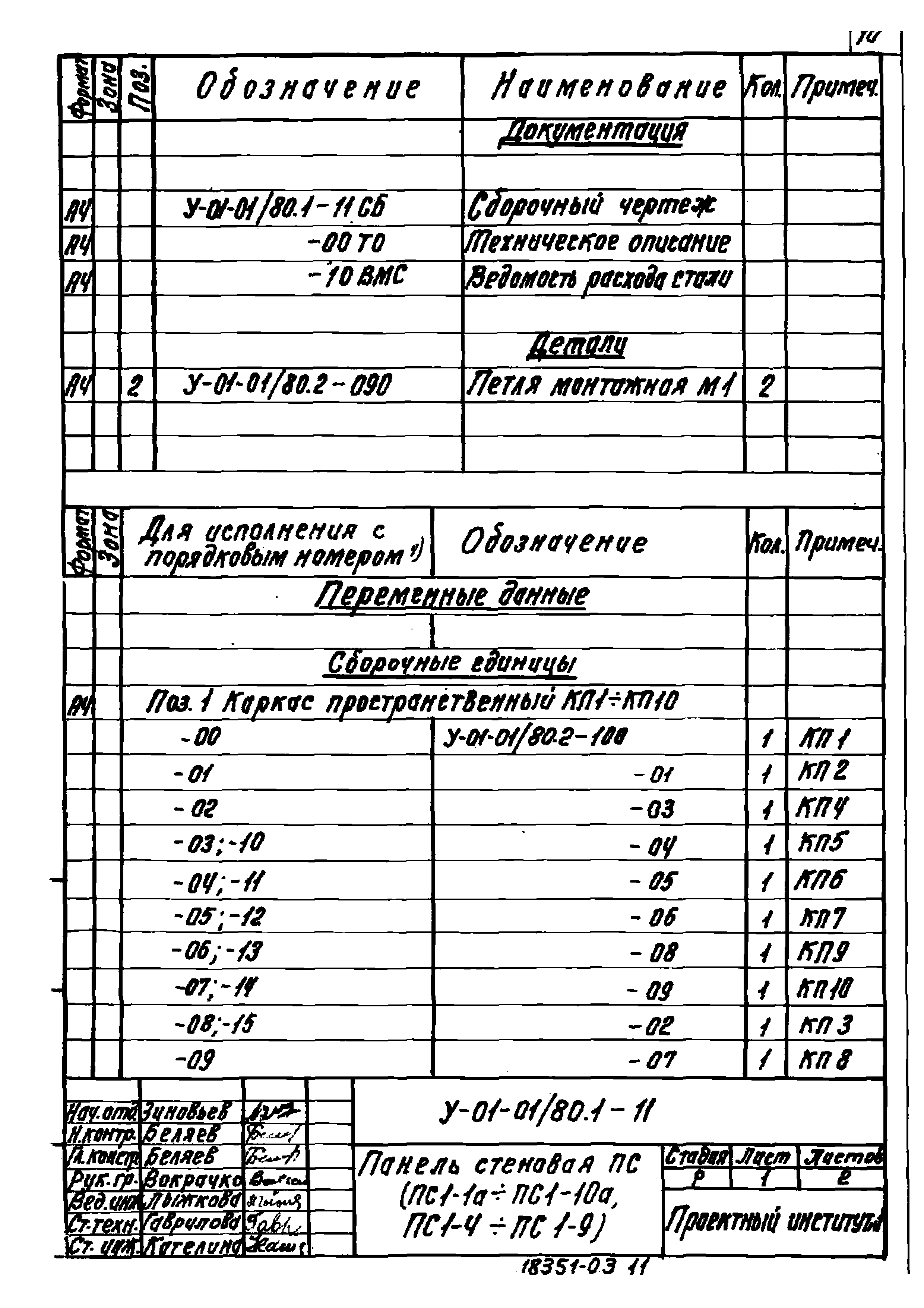 Серия У-01-01/80