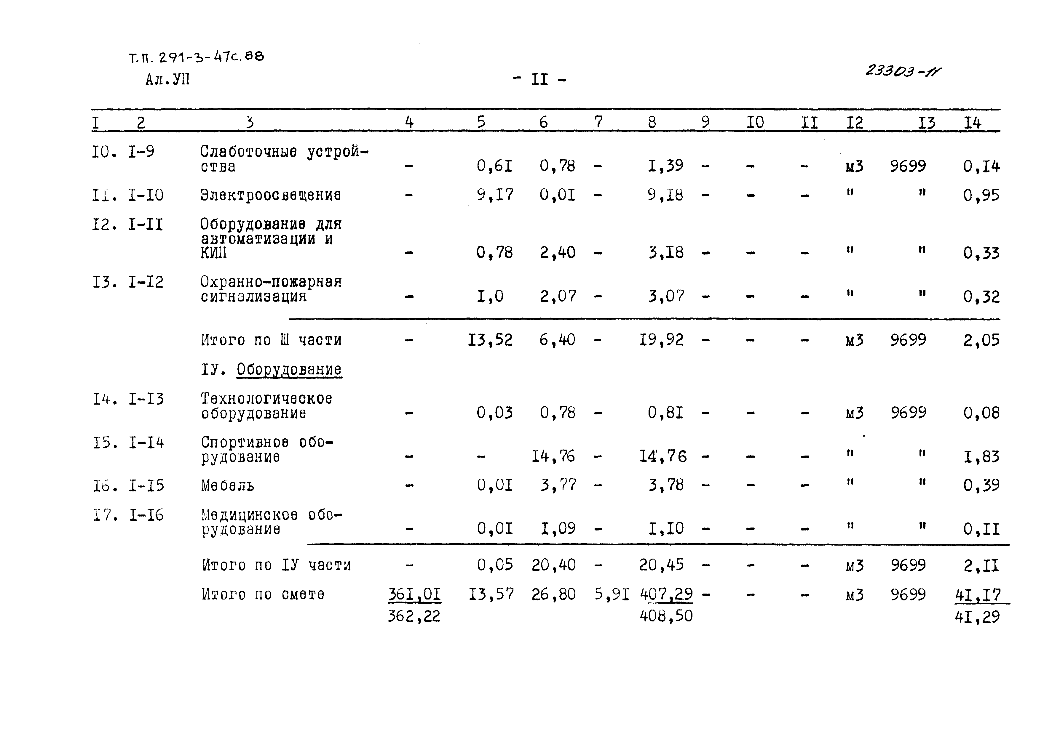 Типовой проект 291-3-47с.88