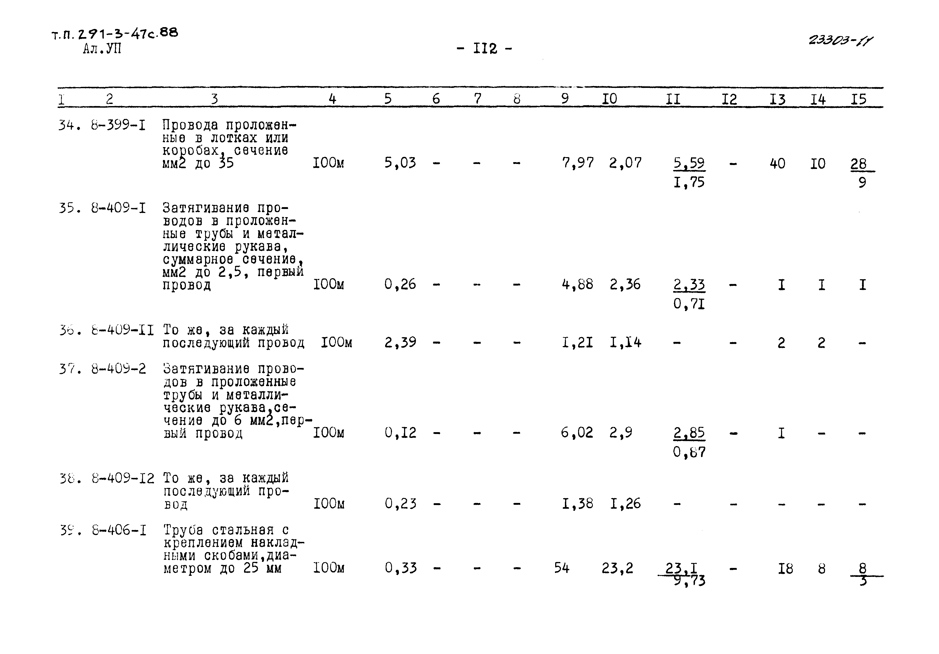 Типовой проект 291-3-47с.88