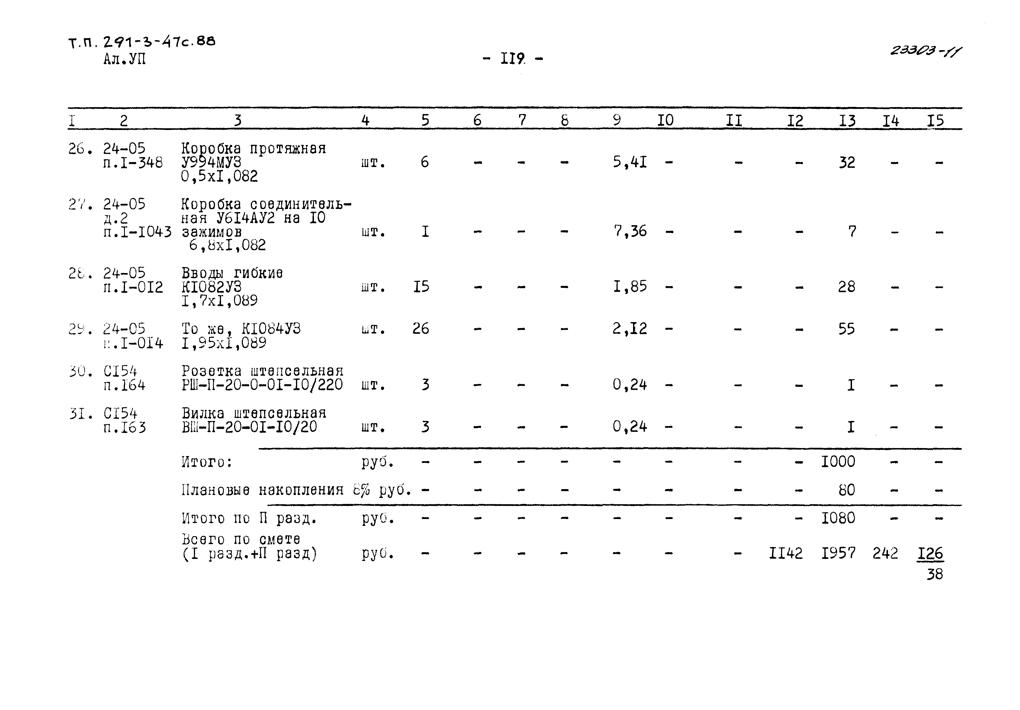 Типовой проект 291-3-47с.88