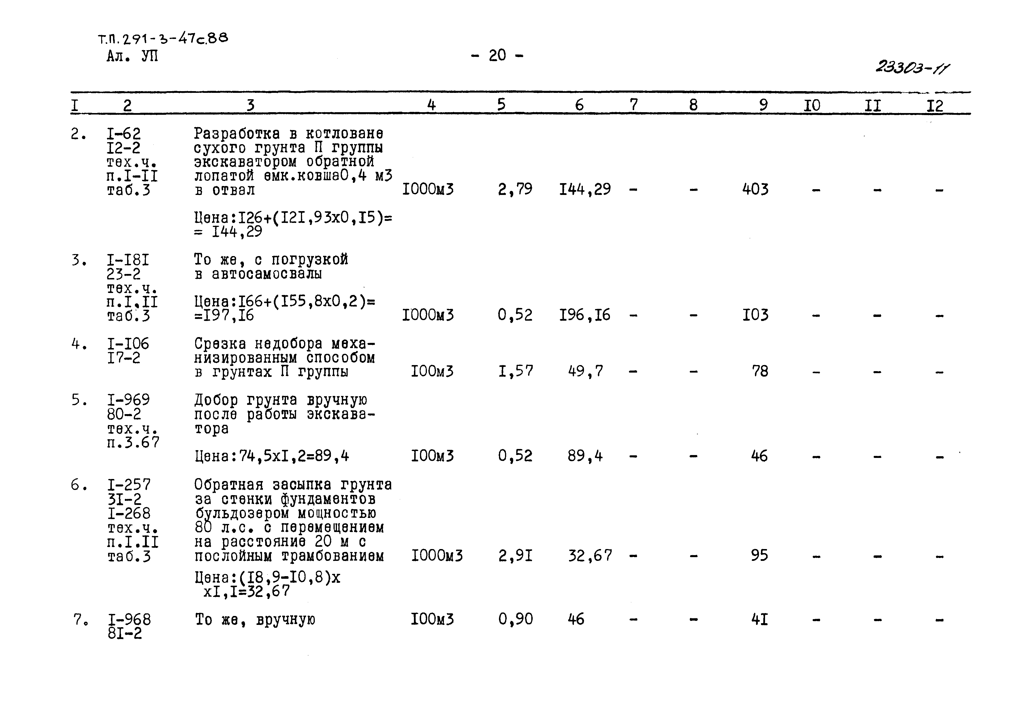 Типовой проект 291-3-47с.88