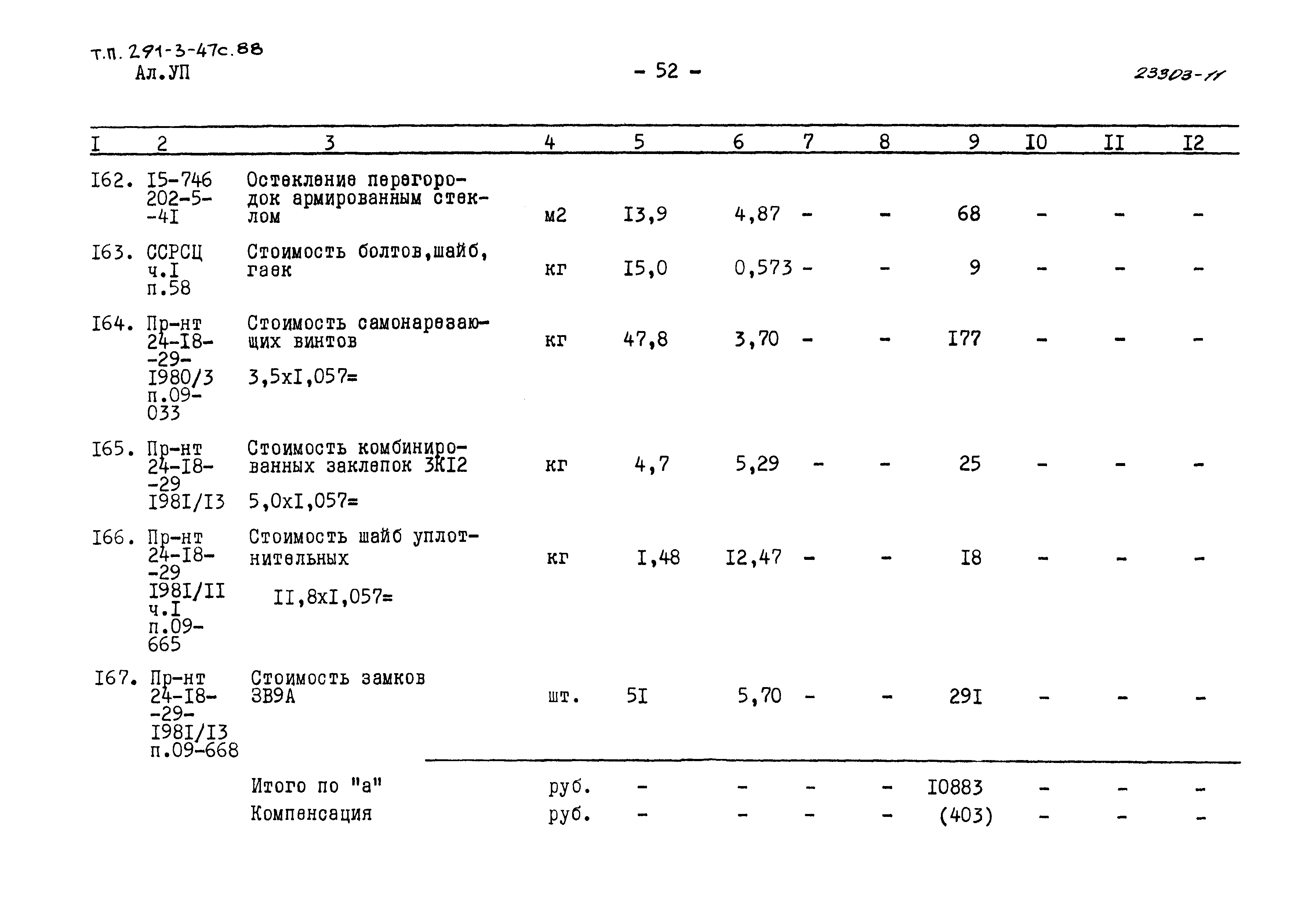 Типовой проект 291-3-47с.88