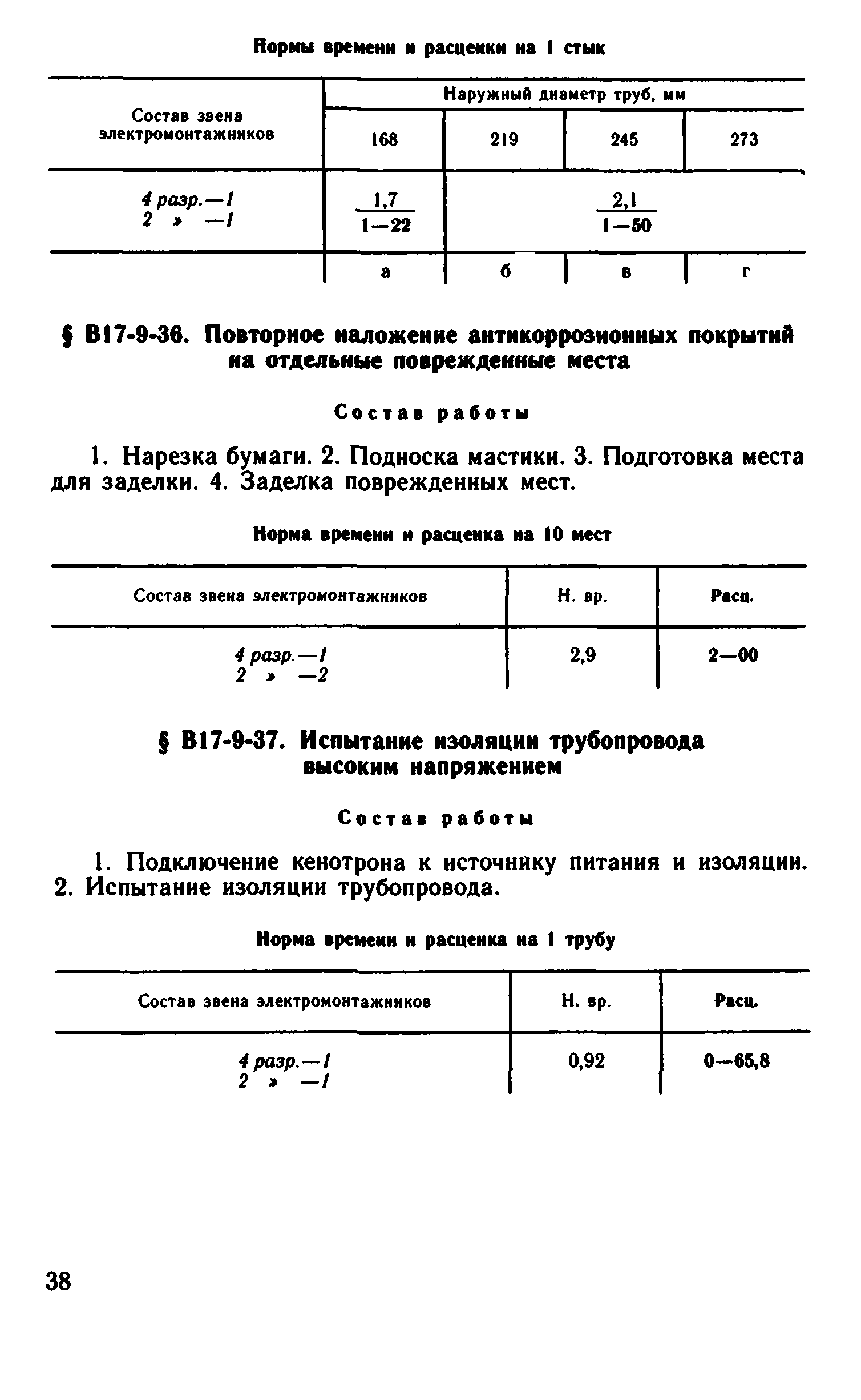 ВНиР В17-9