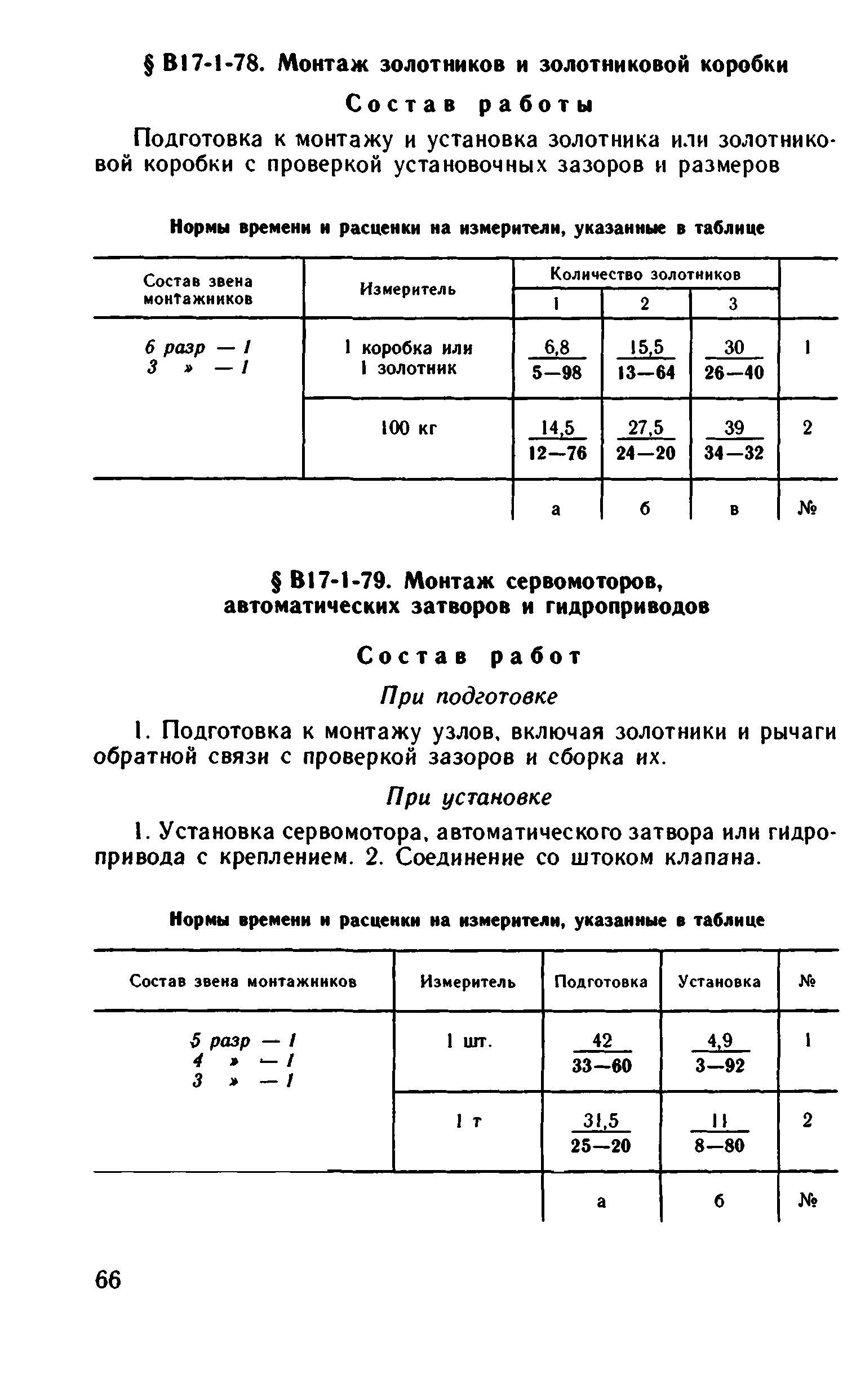 ВНиР В17-1