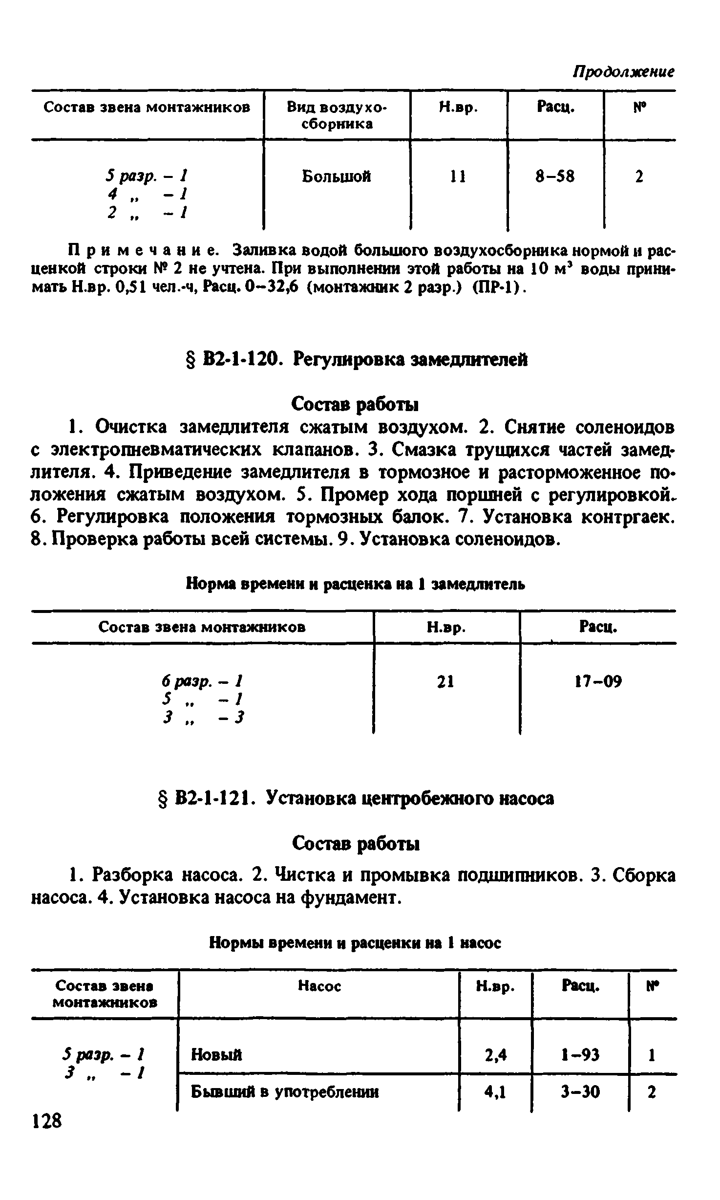 ВНиР В2-1