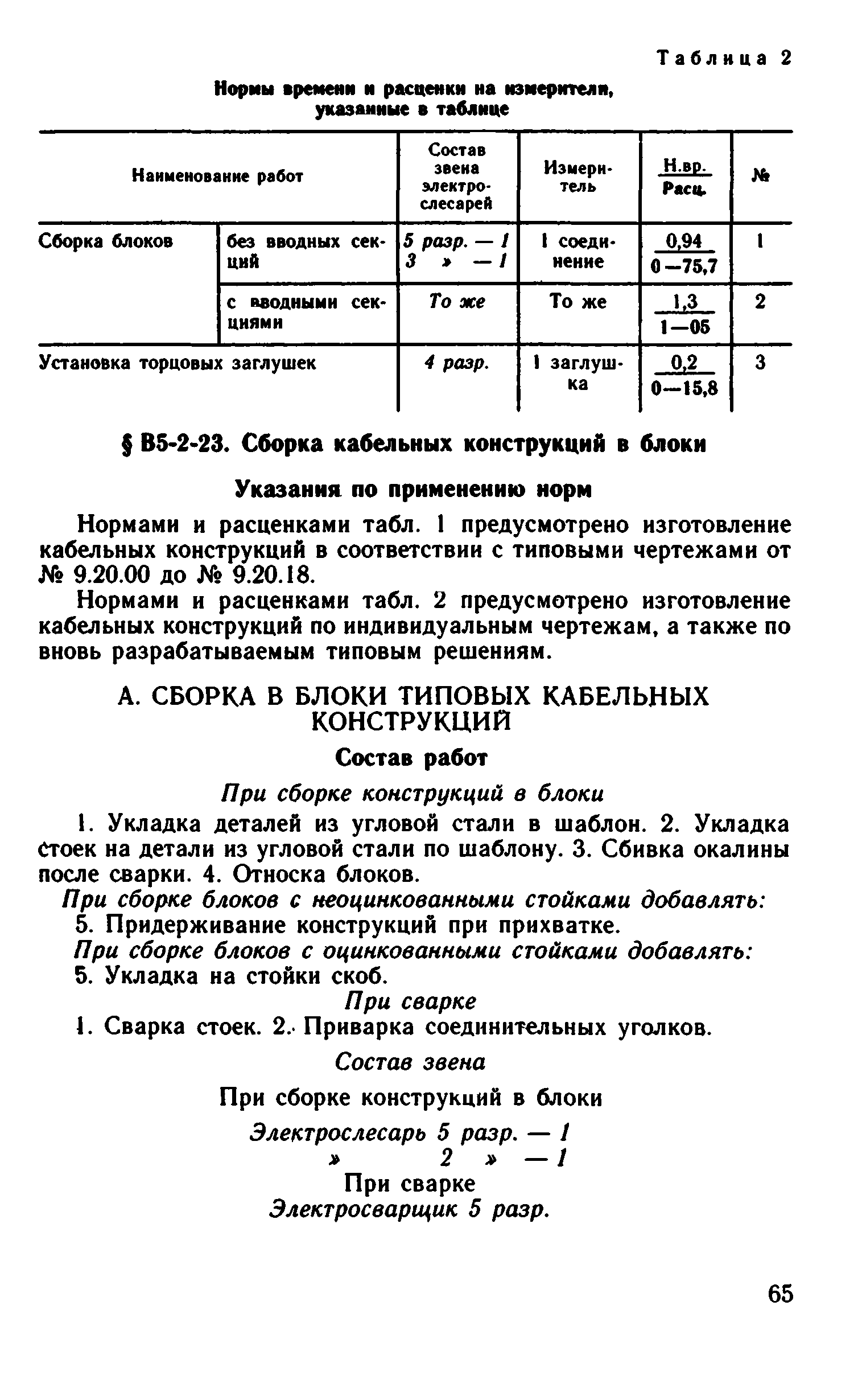 ВНиР В5-2