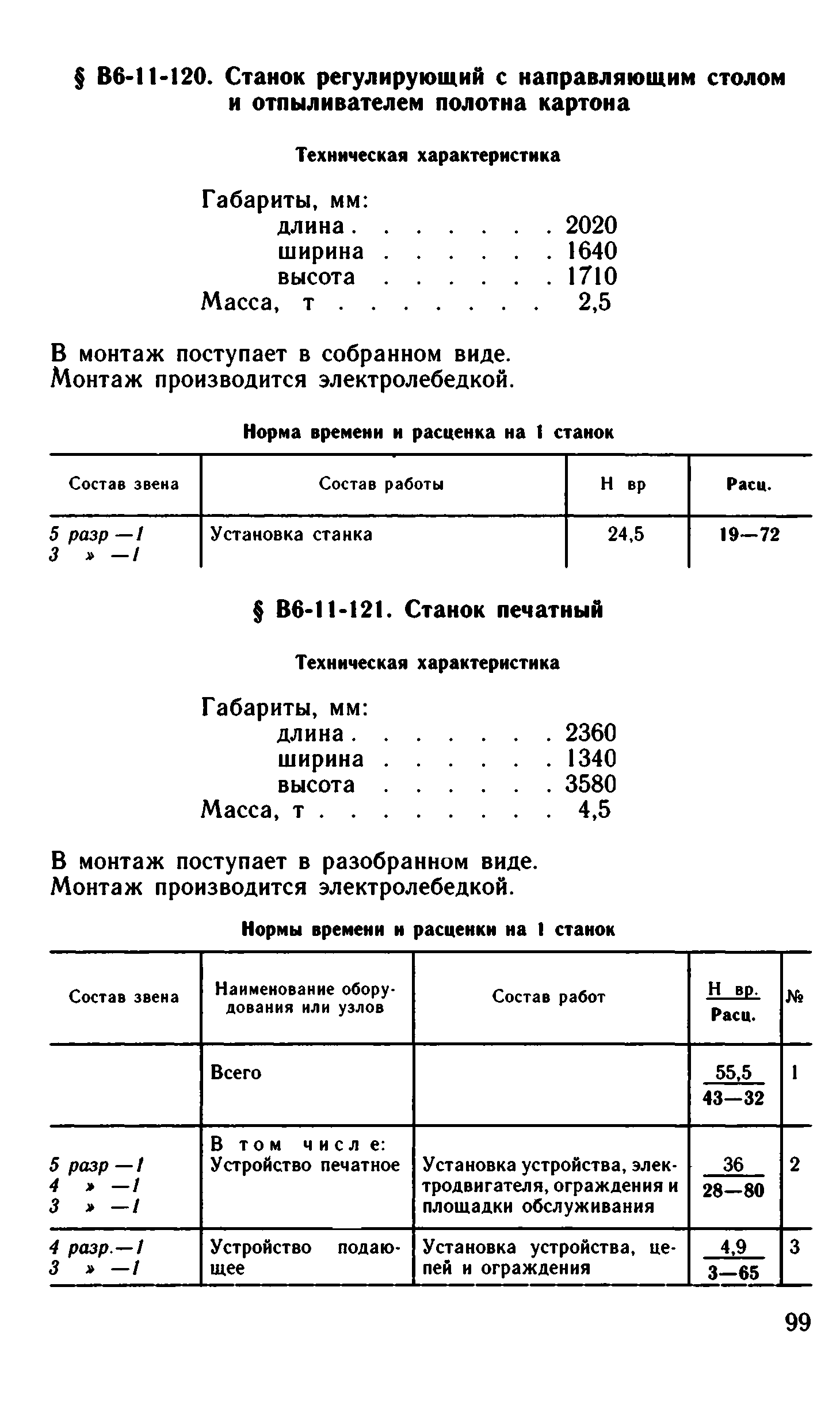 ВНиР В6-11