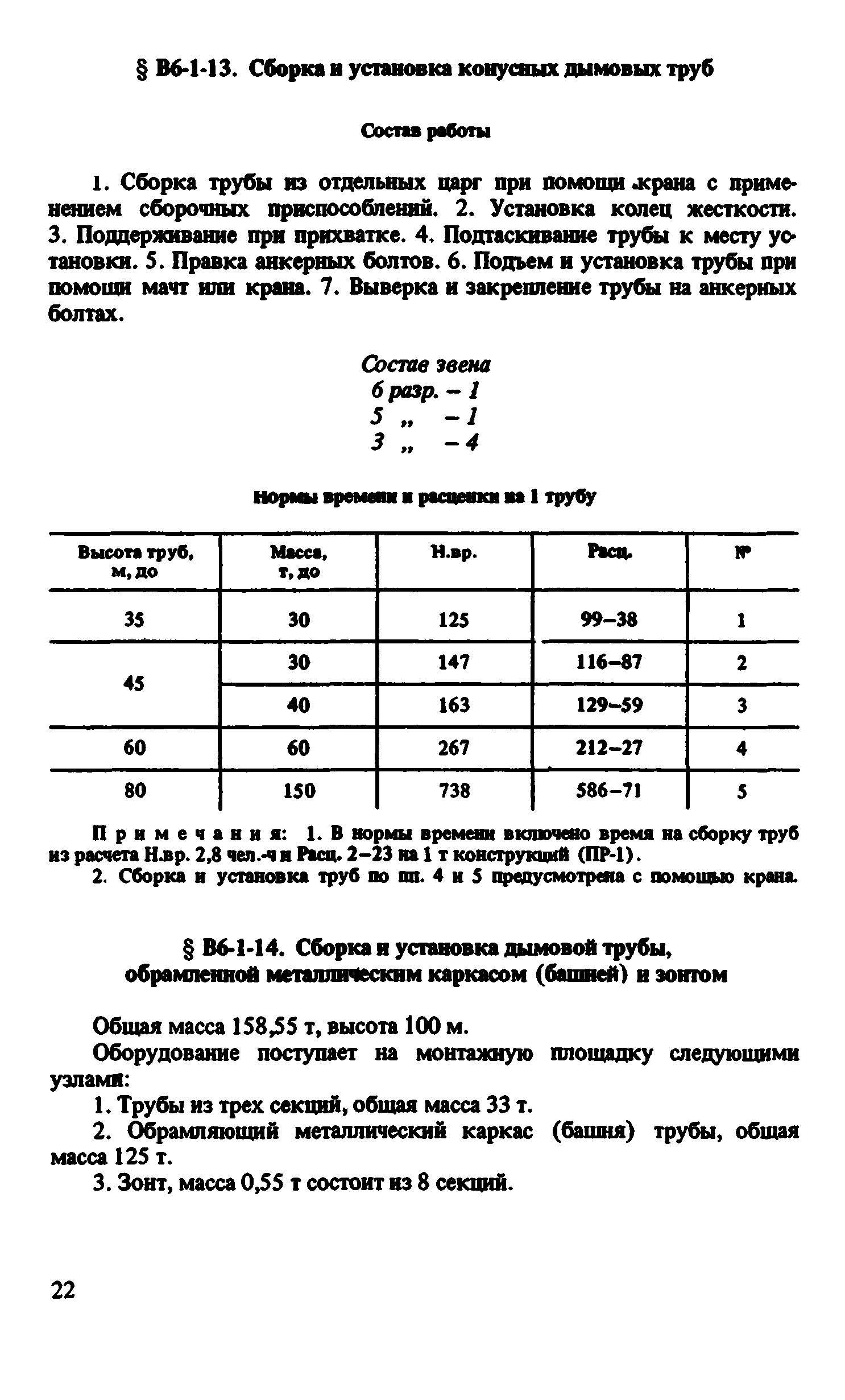 ВНиР В6-1