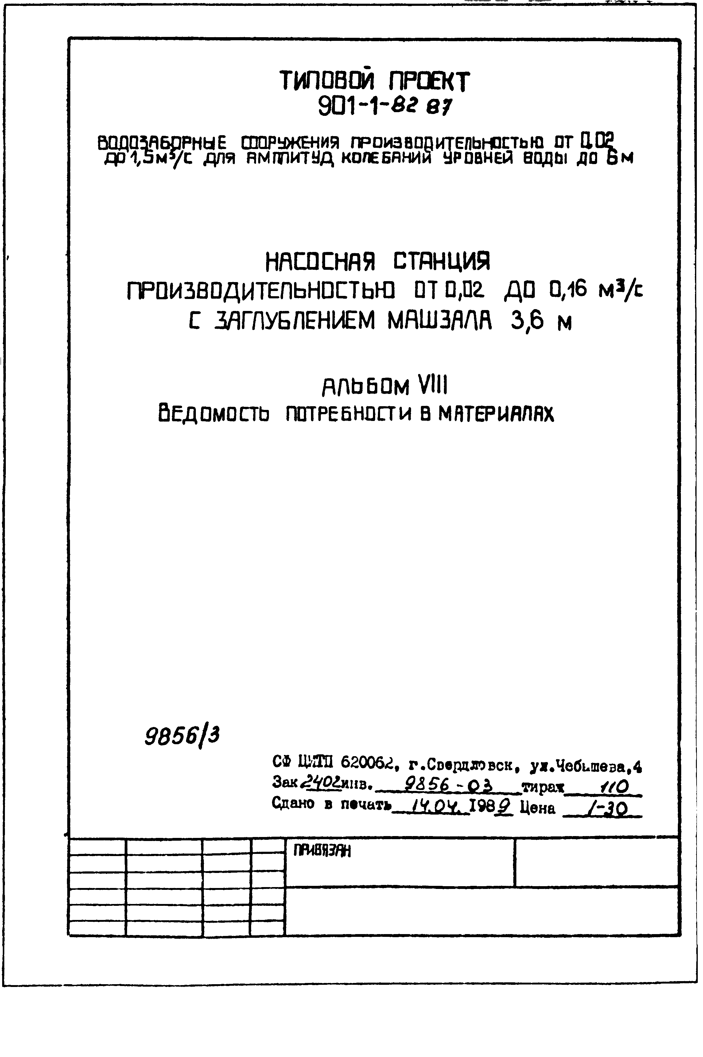 Типовой проект 901-1-82.87