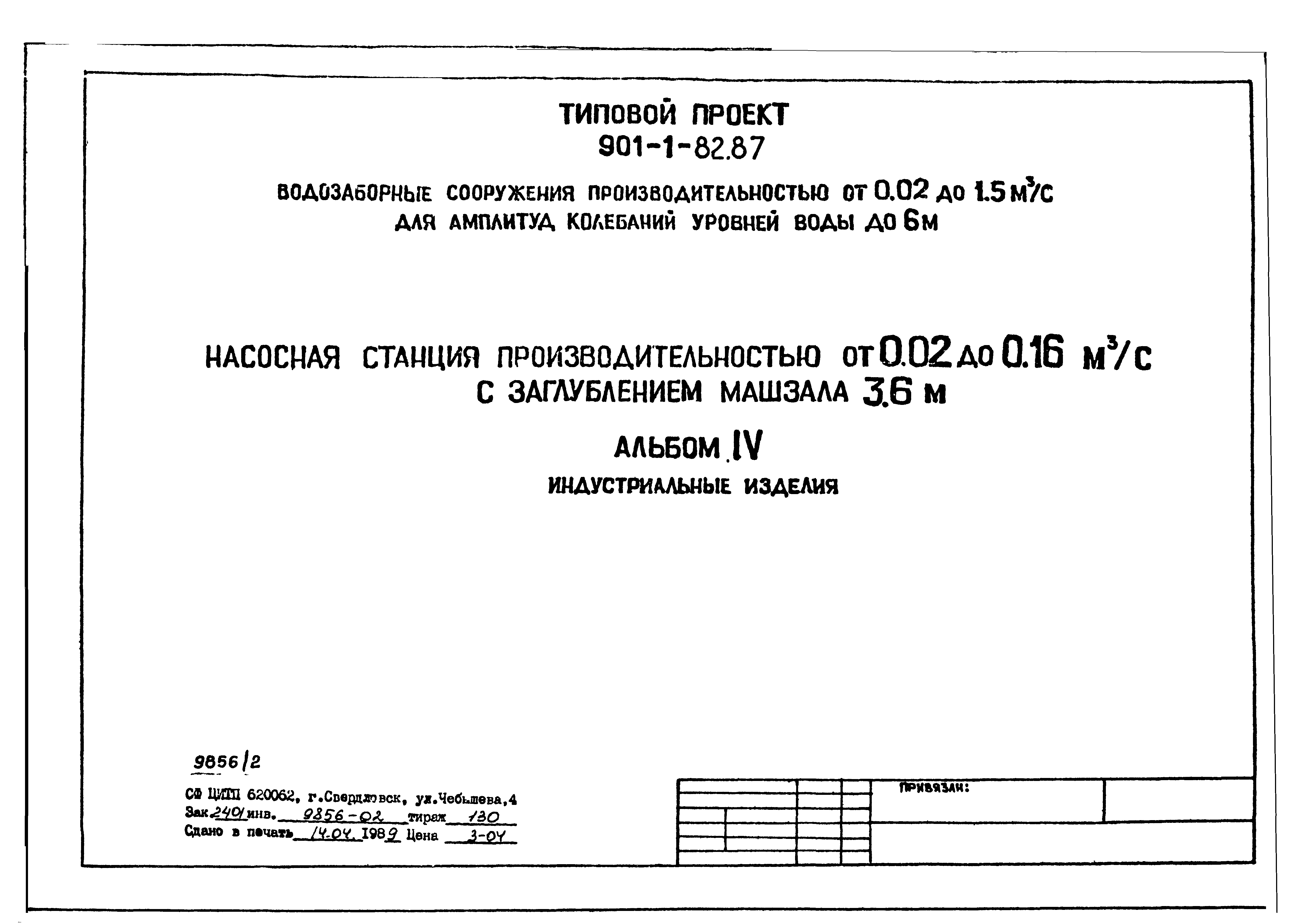 Типовой проект 901-1-82.87