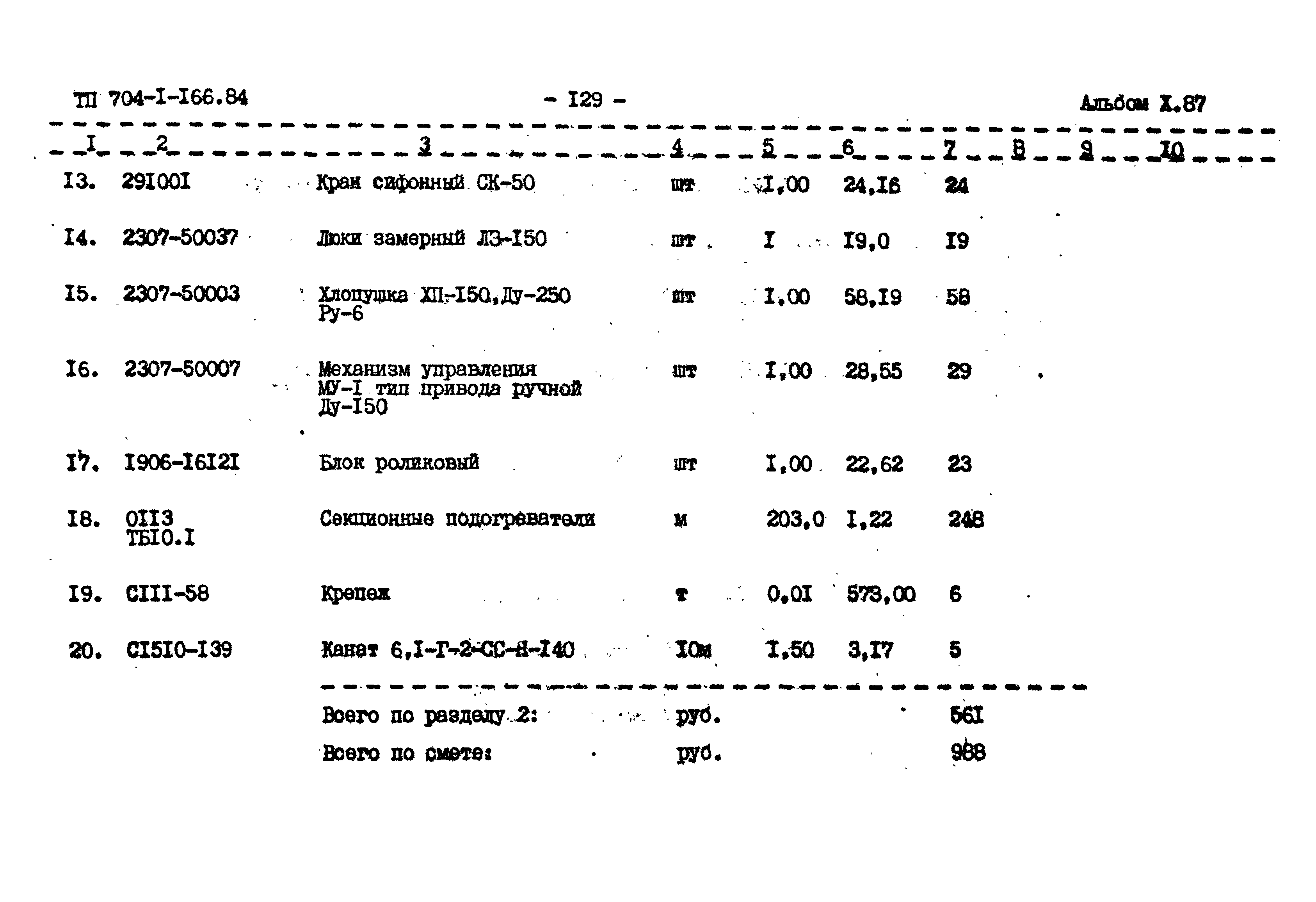 Типовой проект 704-1-166.84