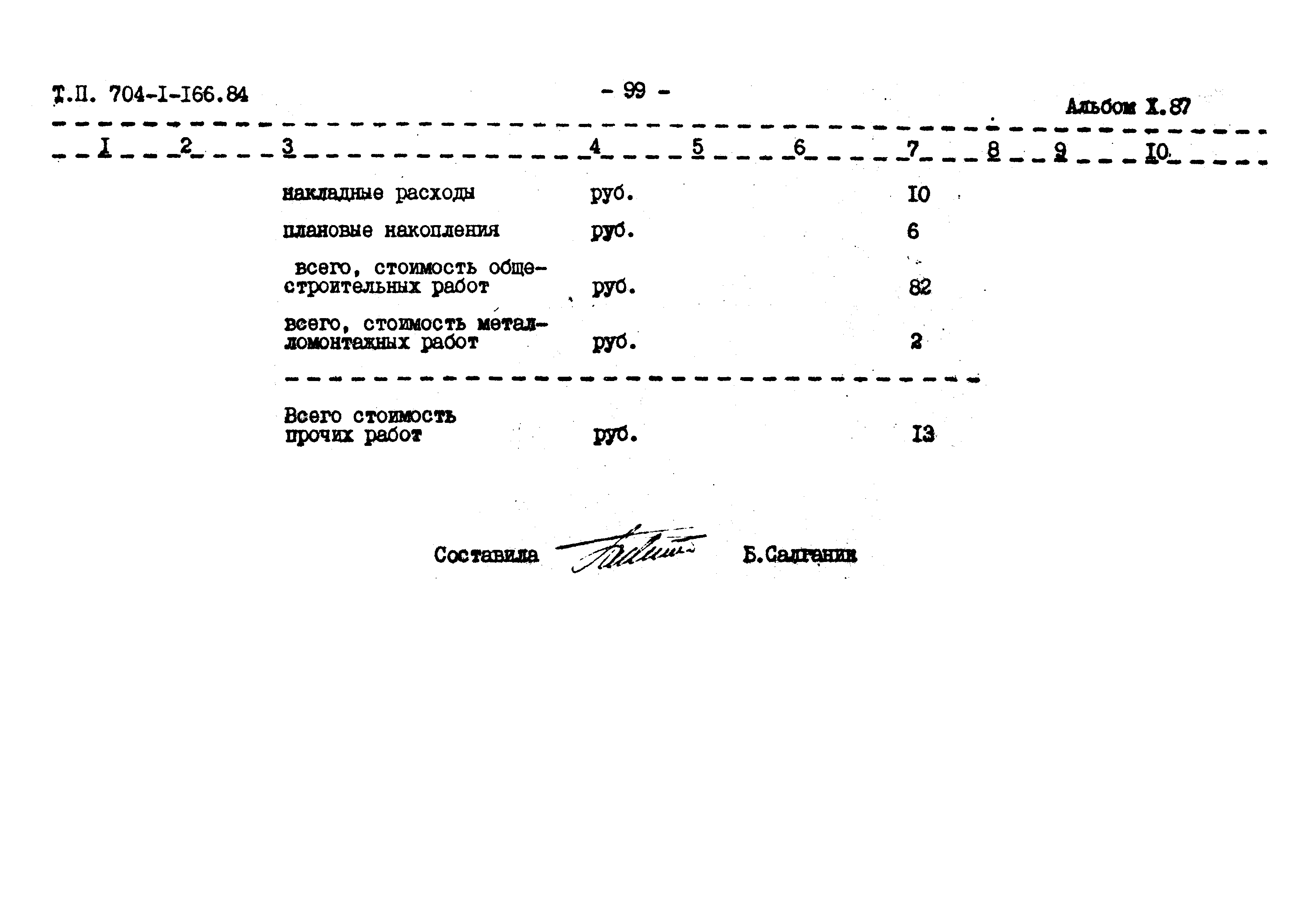 Типовой проект 704-1-166.84