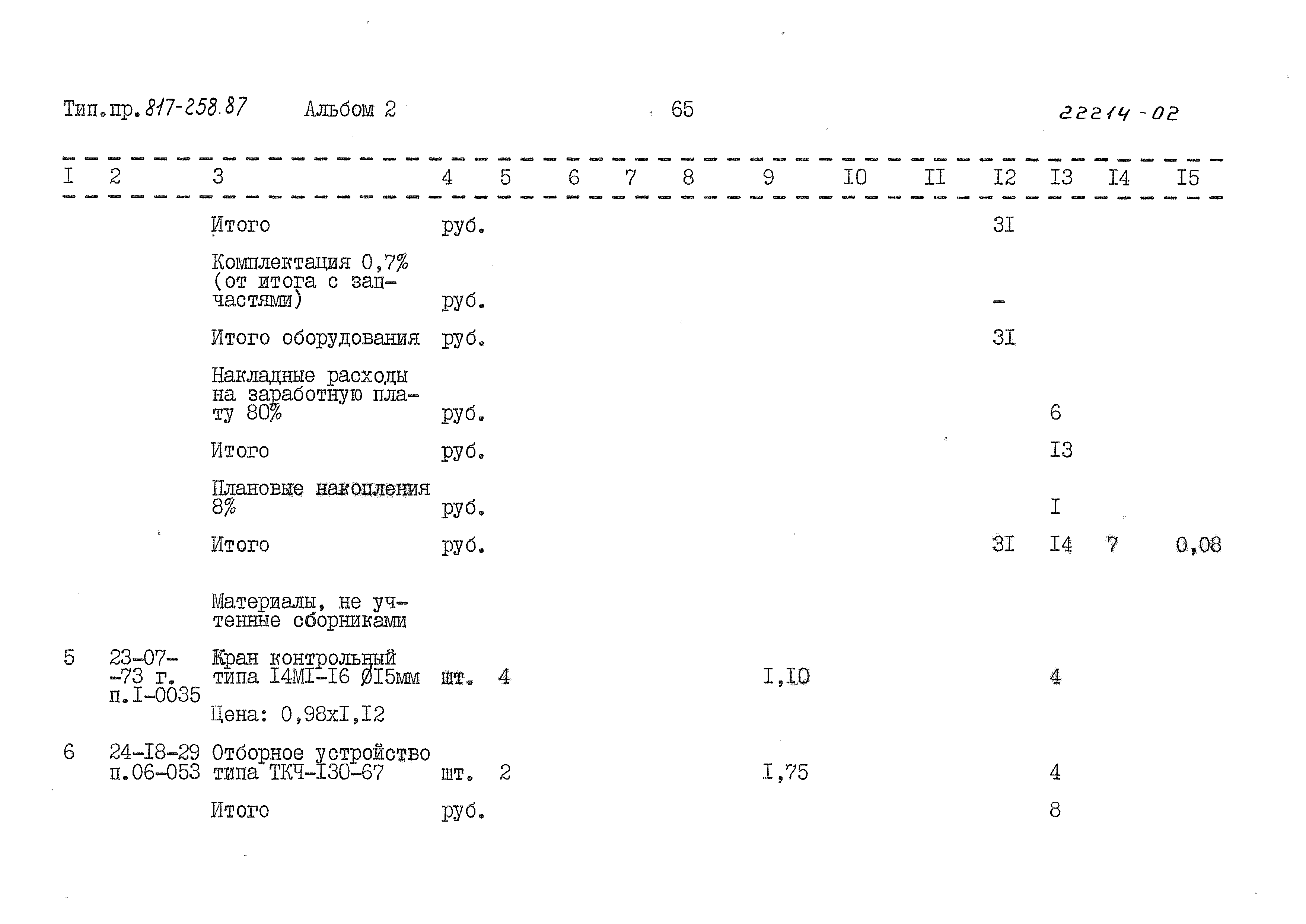 Типовой проект 817-258.87