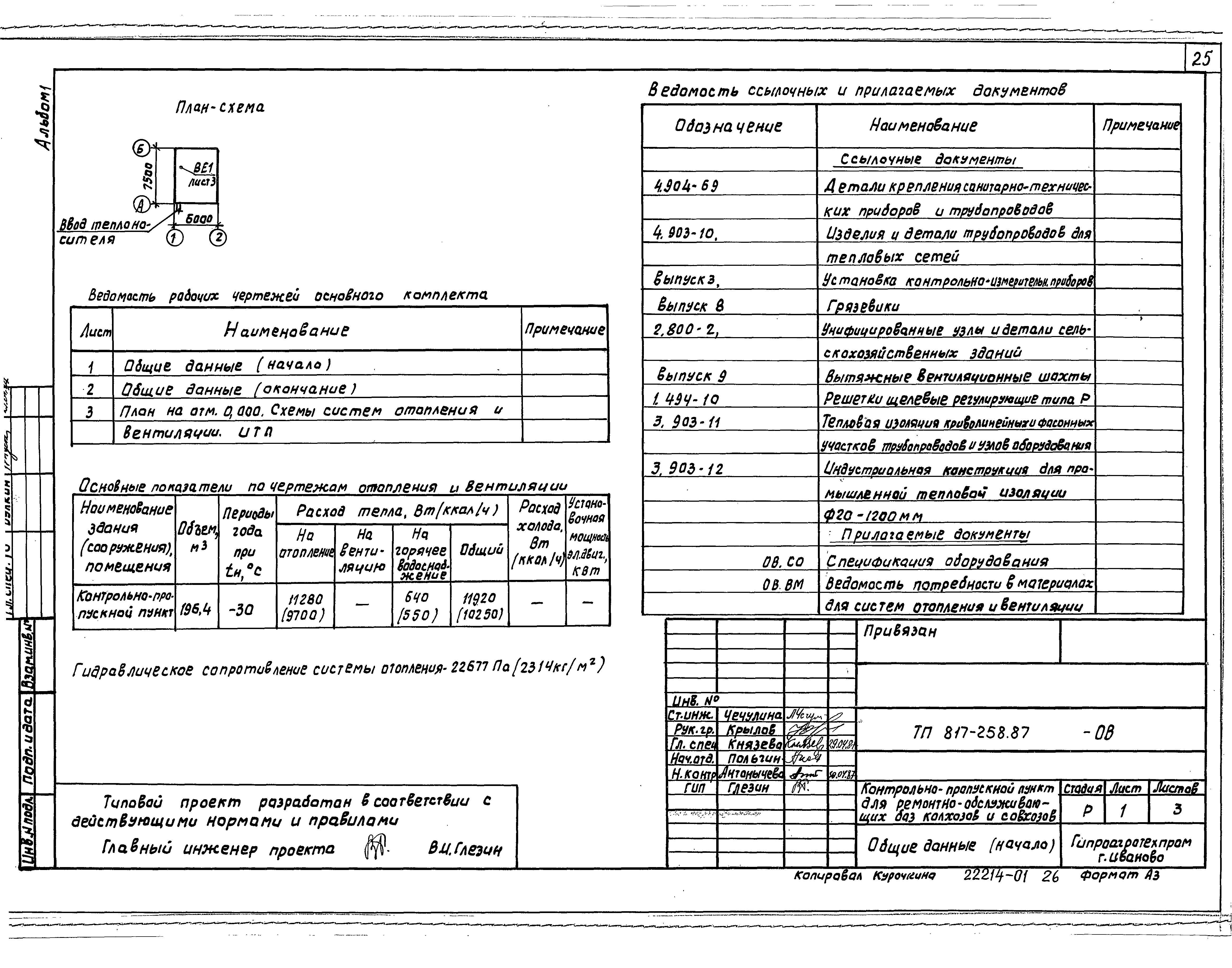 Типовой проект 817-258.87