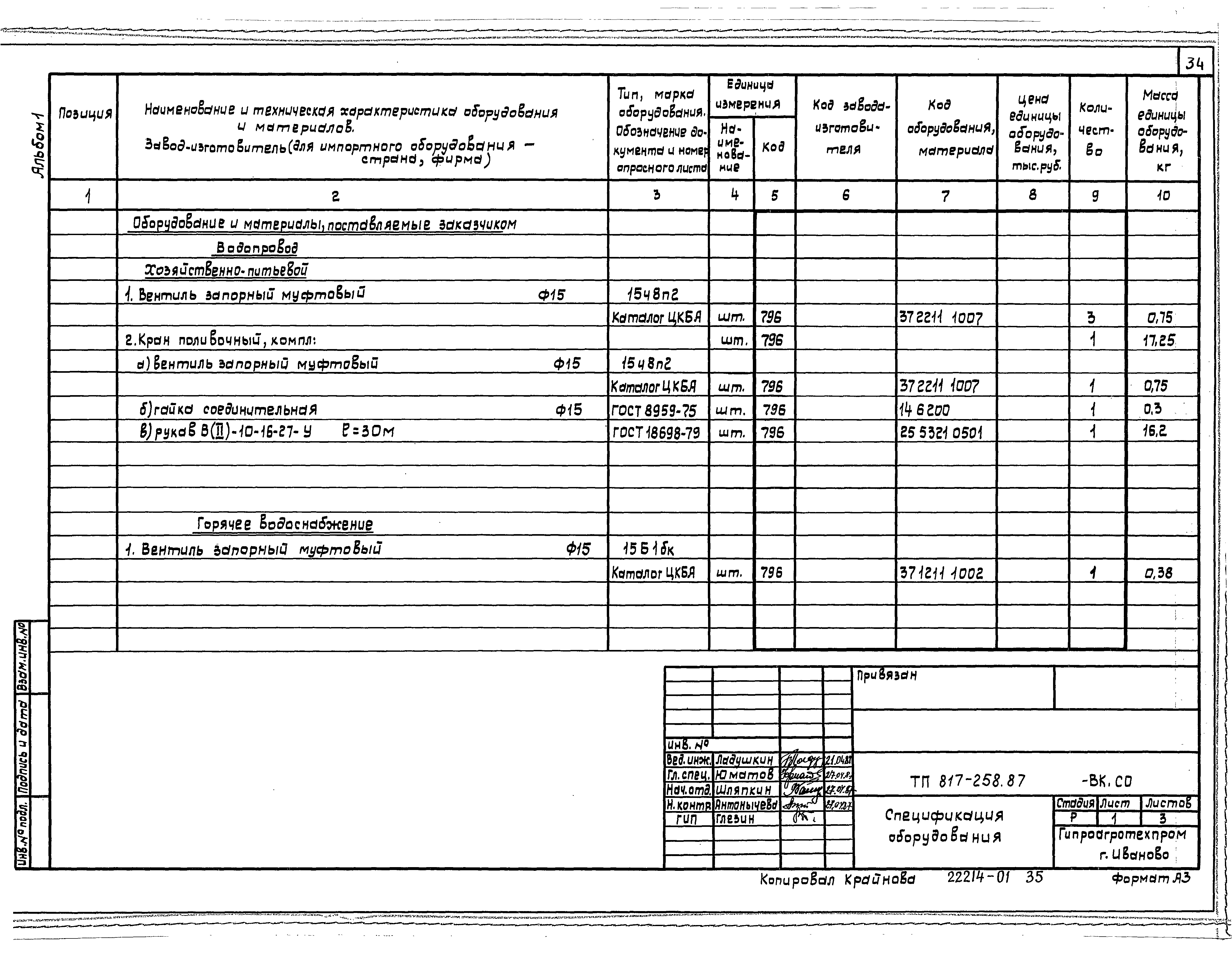 Типовой проект 817-258.87