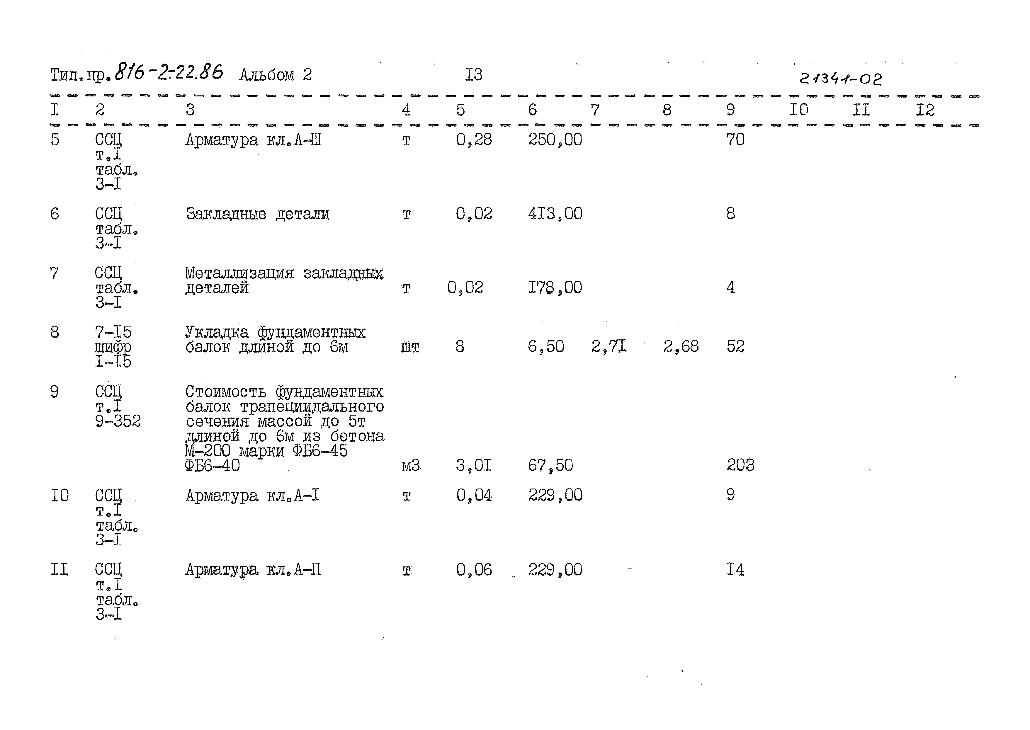 Типовой проект 816-2-22.86