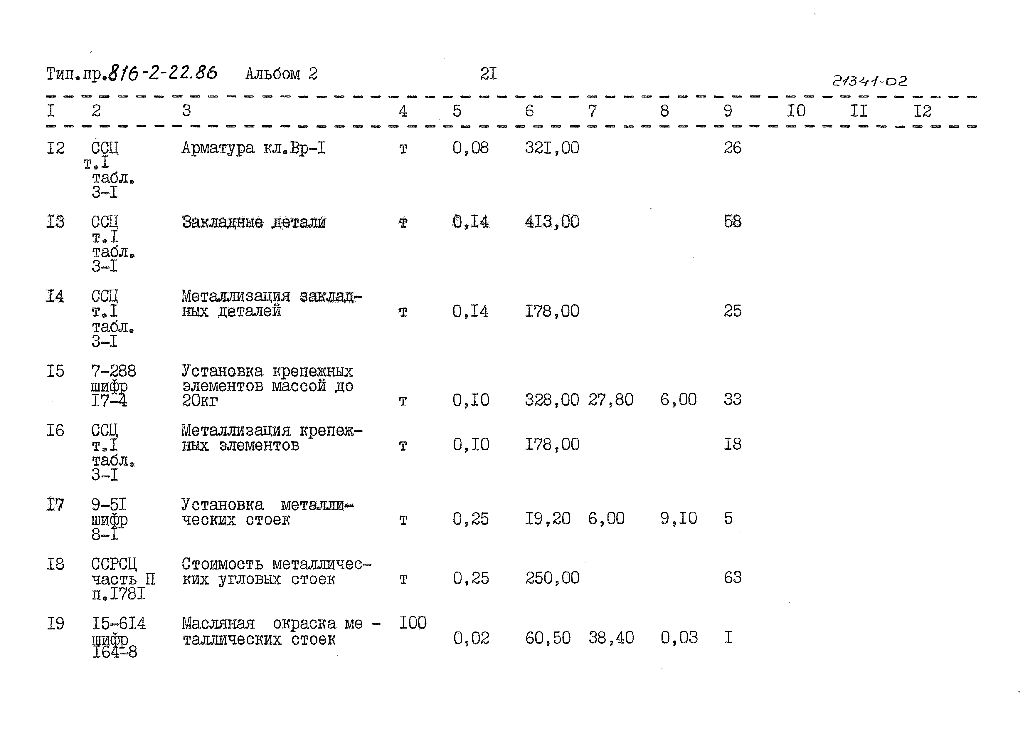 Типовой проект 816-2-22.86