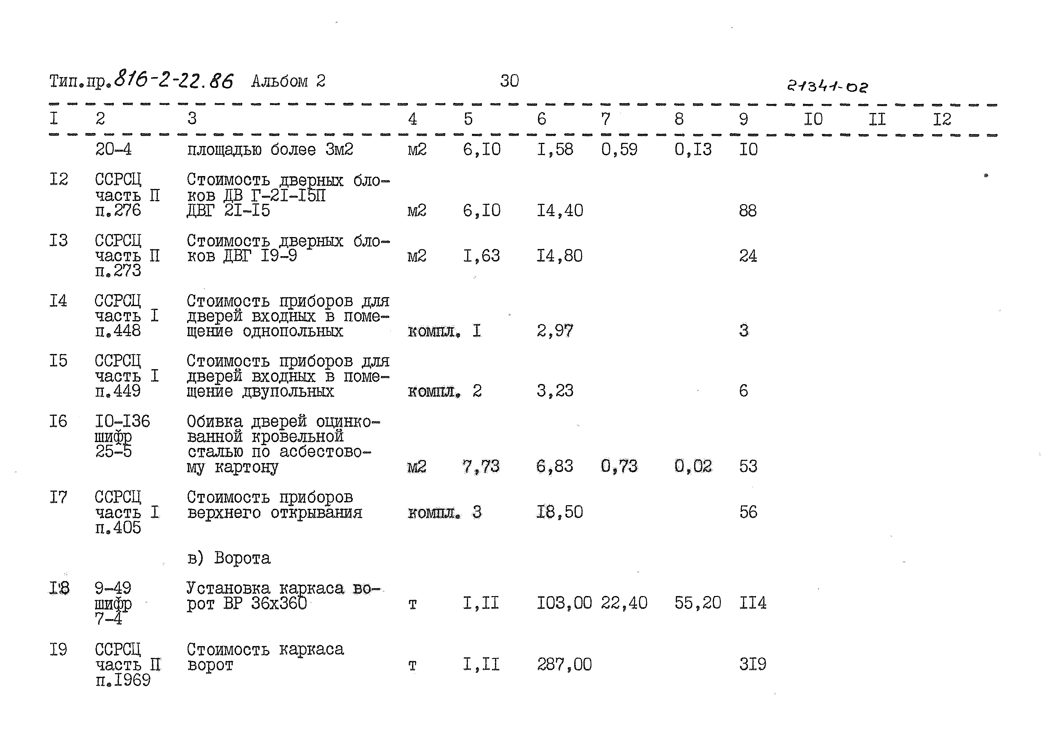 Типовой проект 816-2-22.86