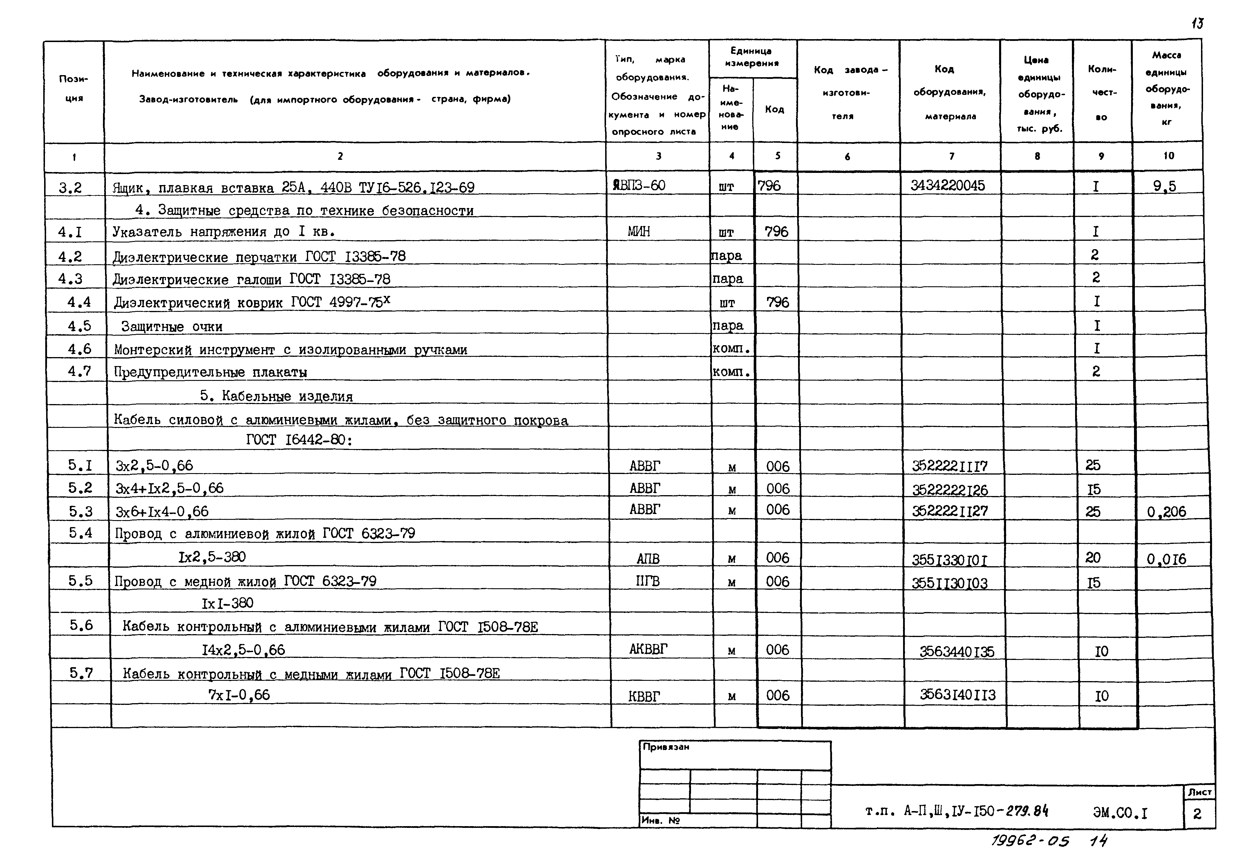 Типовой проект A-II,III,IV-150-279.84