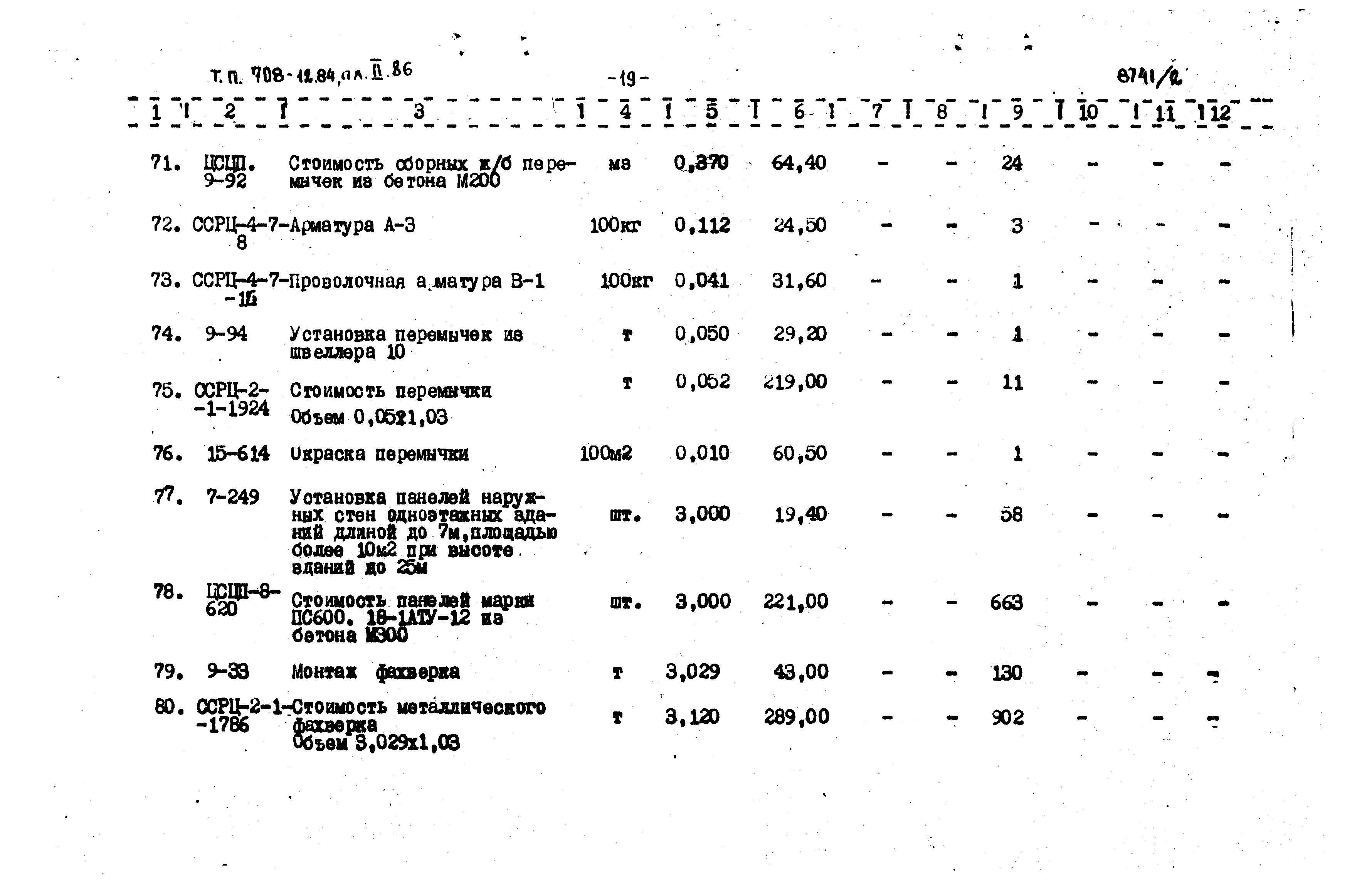 Типовой проект 708-12.84