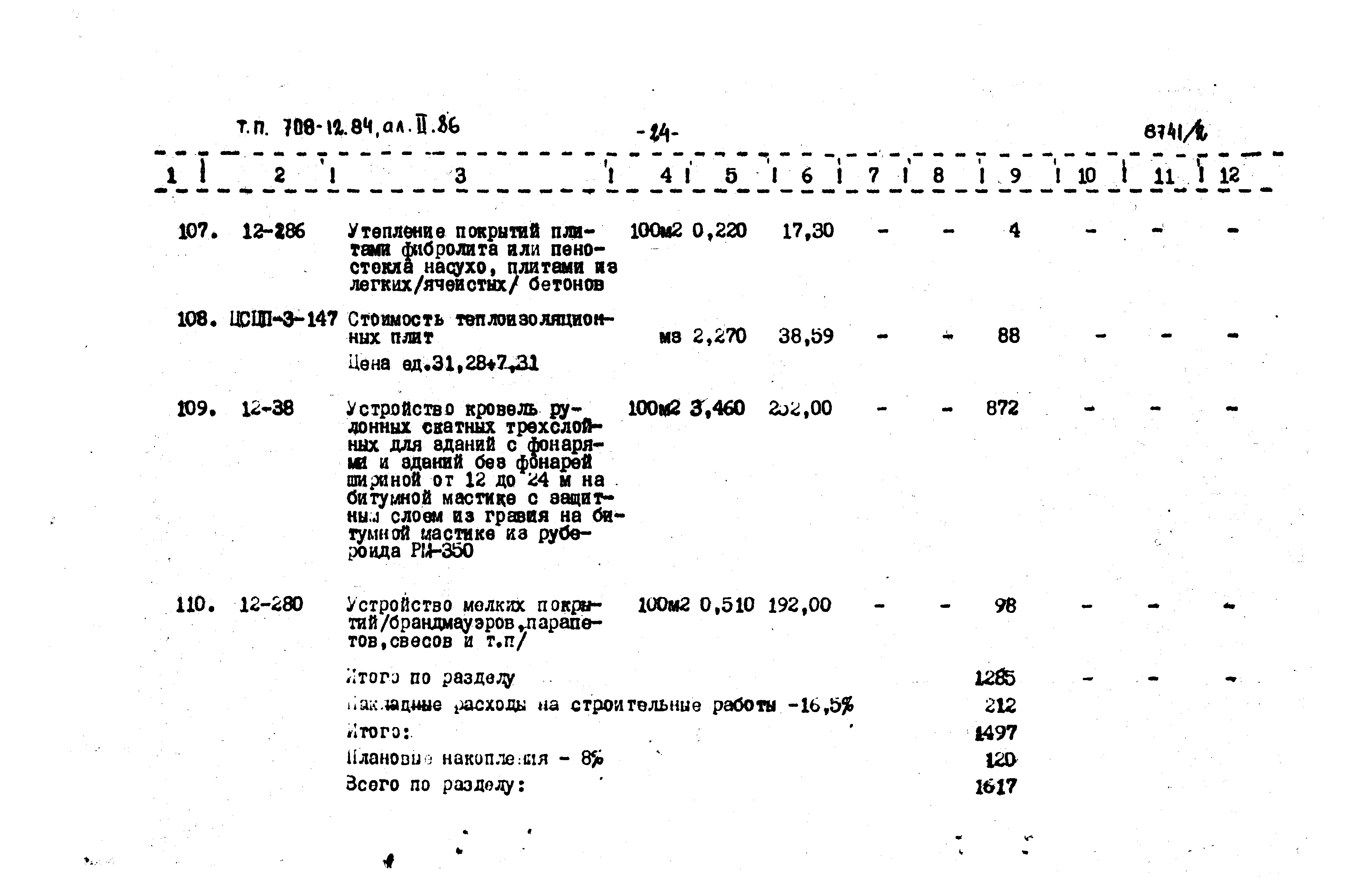 Типовой проект 708-12.84