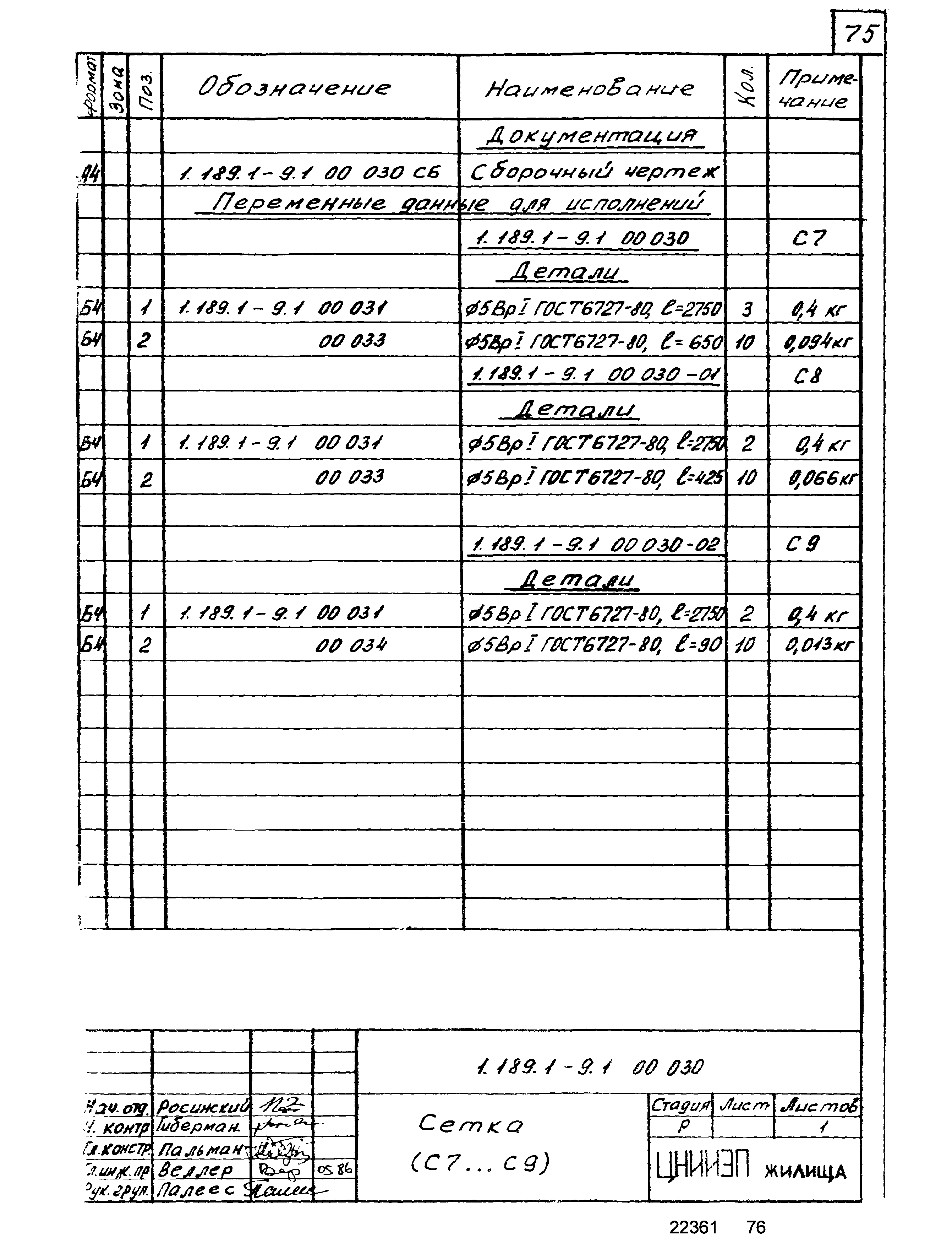 Серия 1.189.1-9