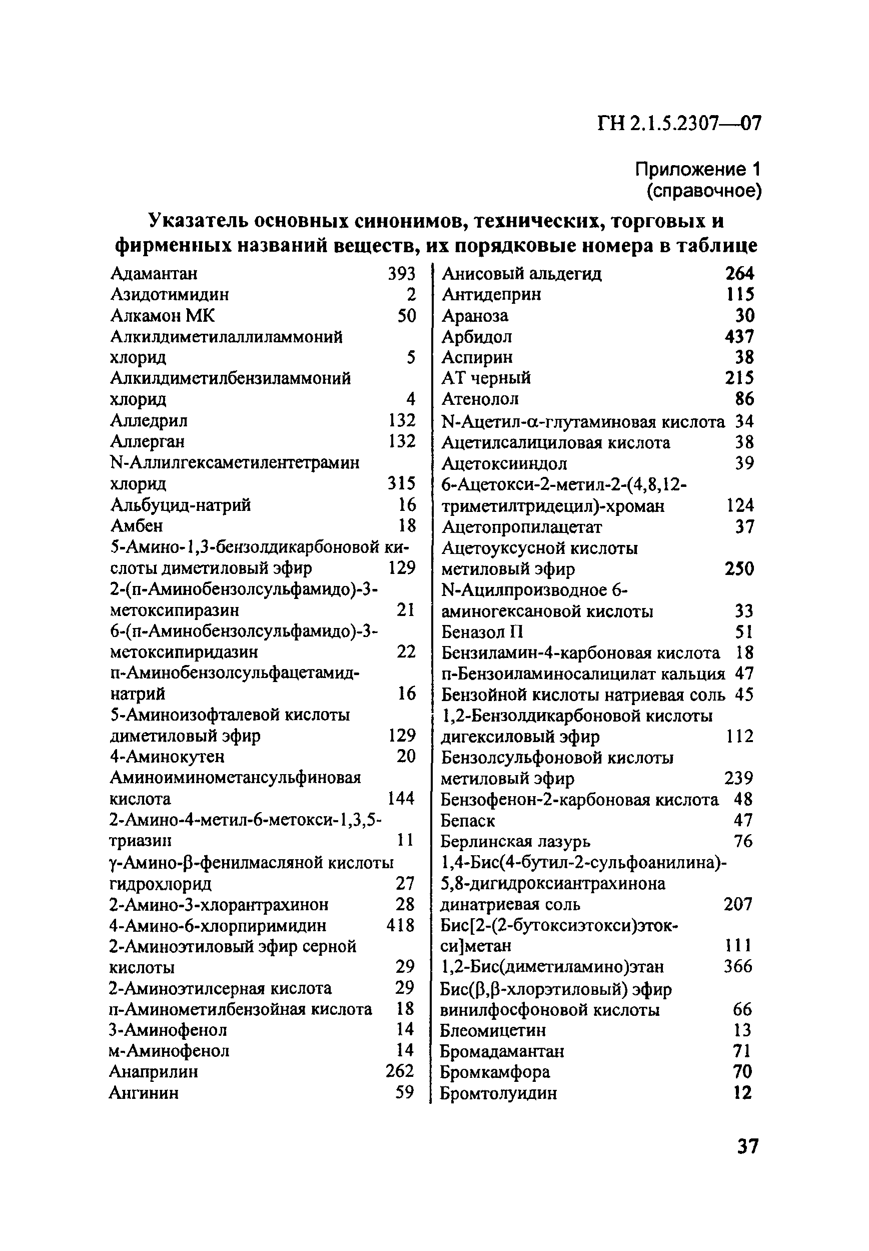 ГН 2.1.5.2307-07