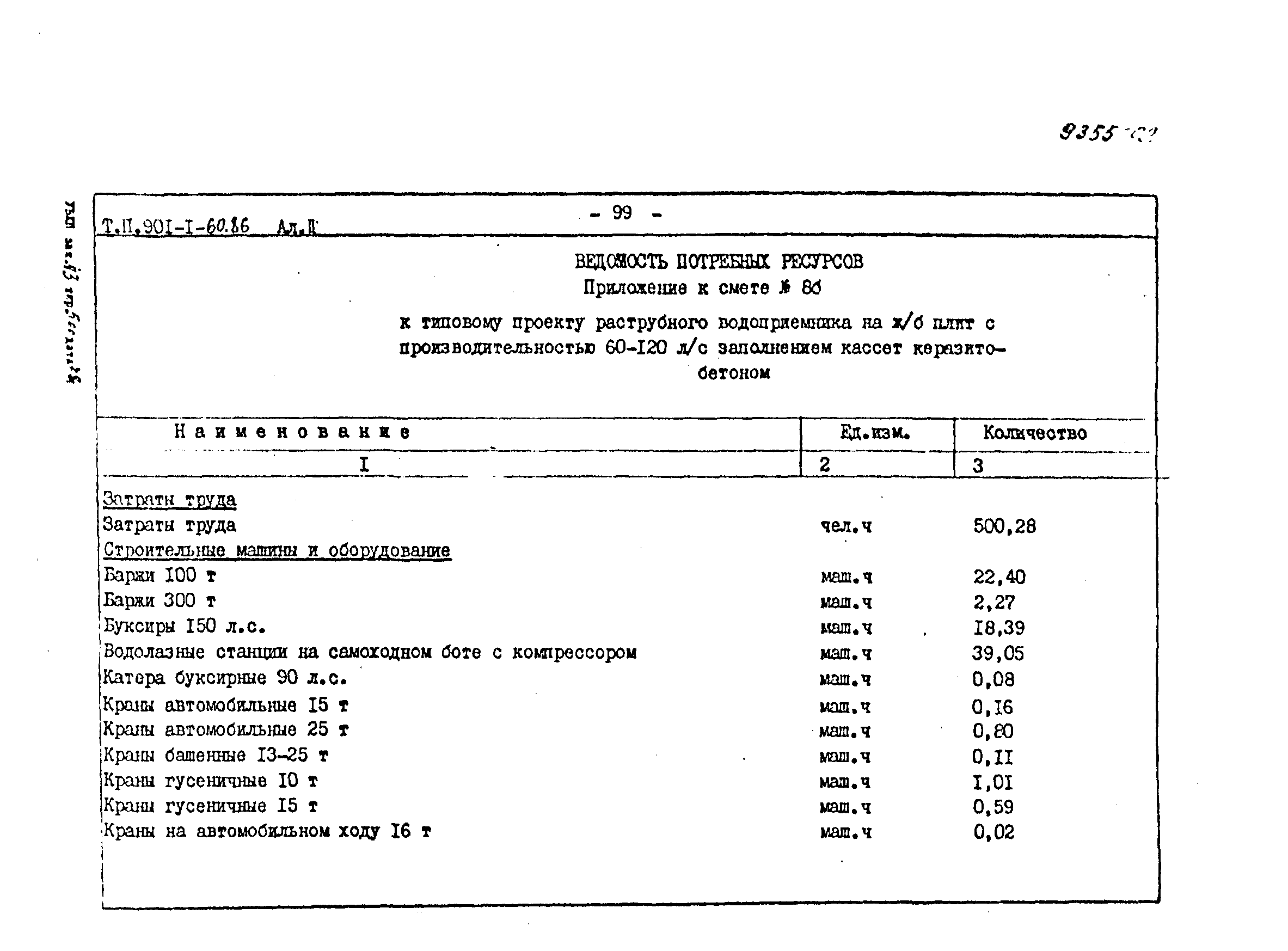 Типовой проект 901-1-60.86