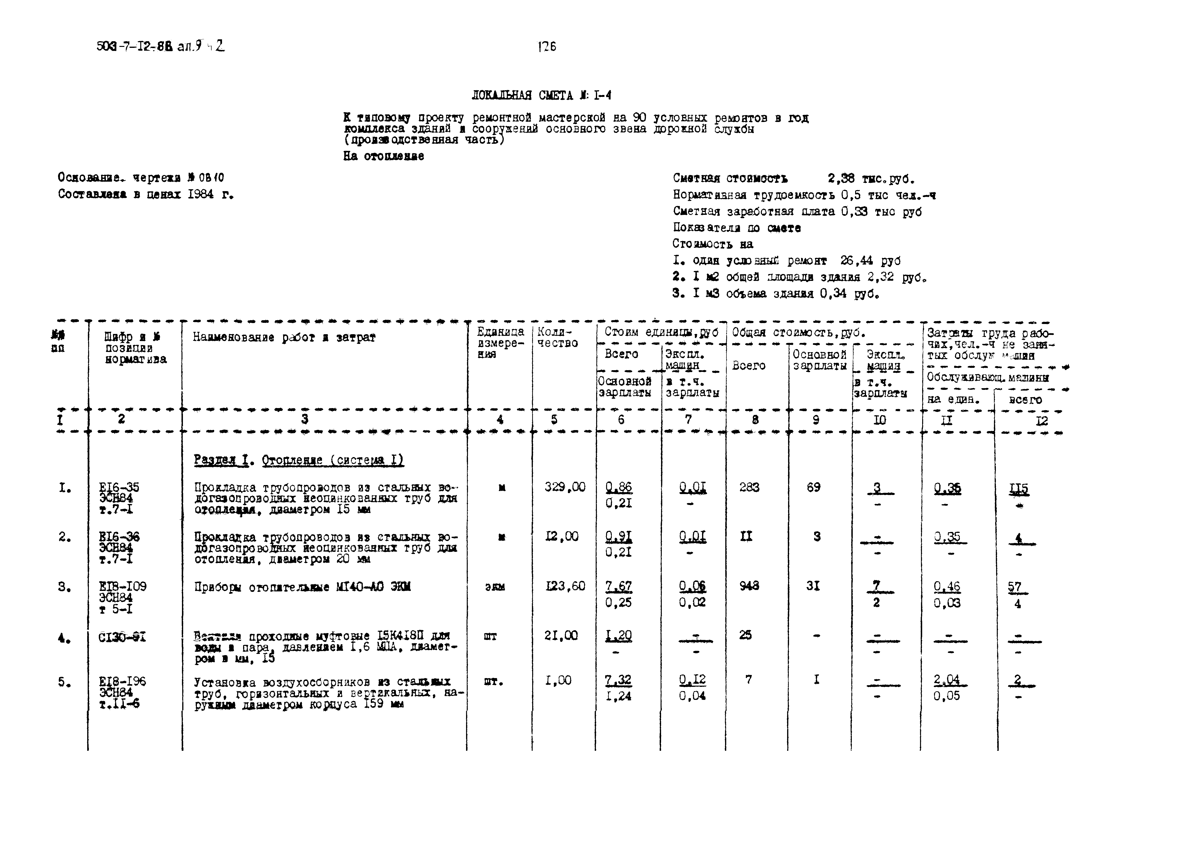 Типовой проект 503-7-12.88