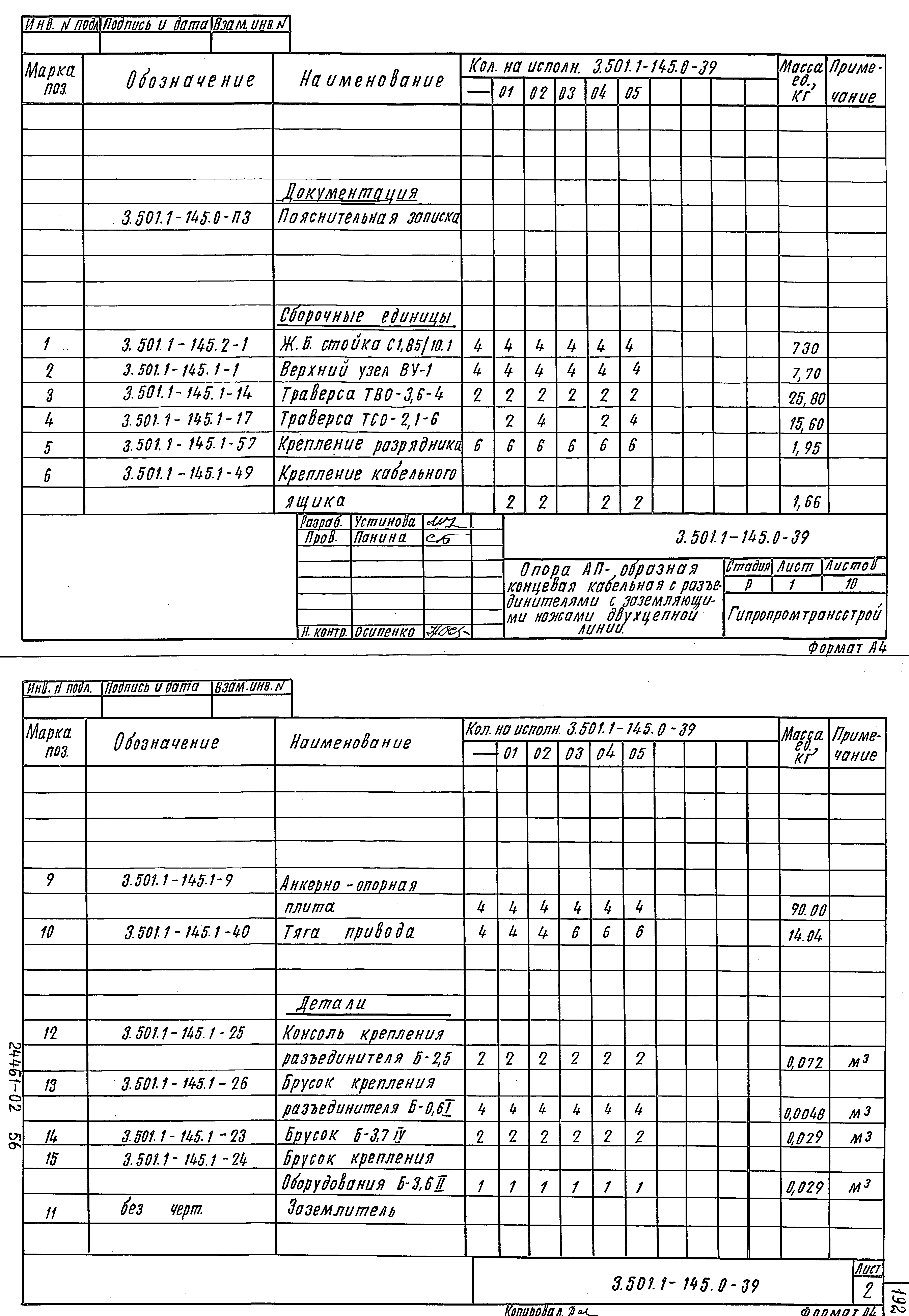 Серия 3.501.1-145