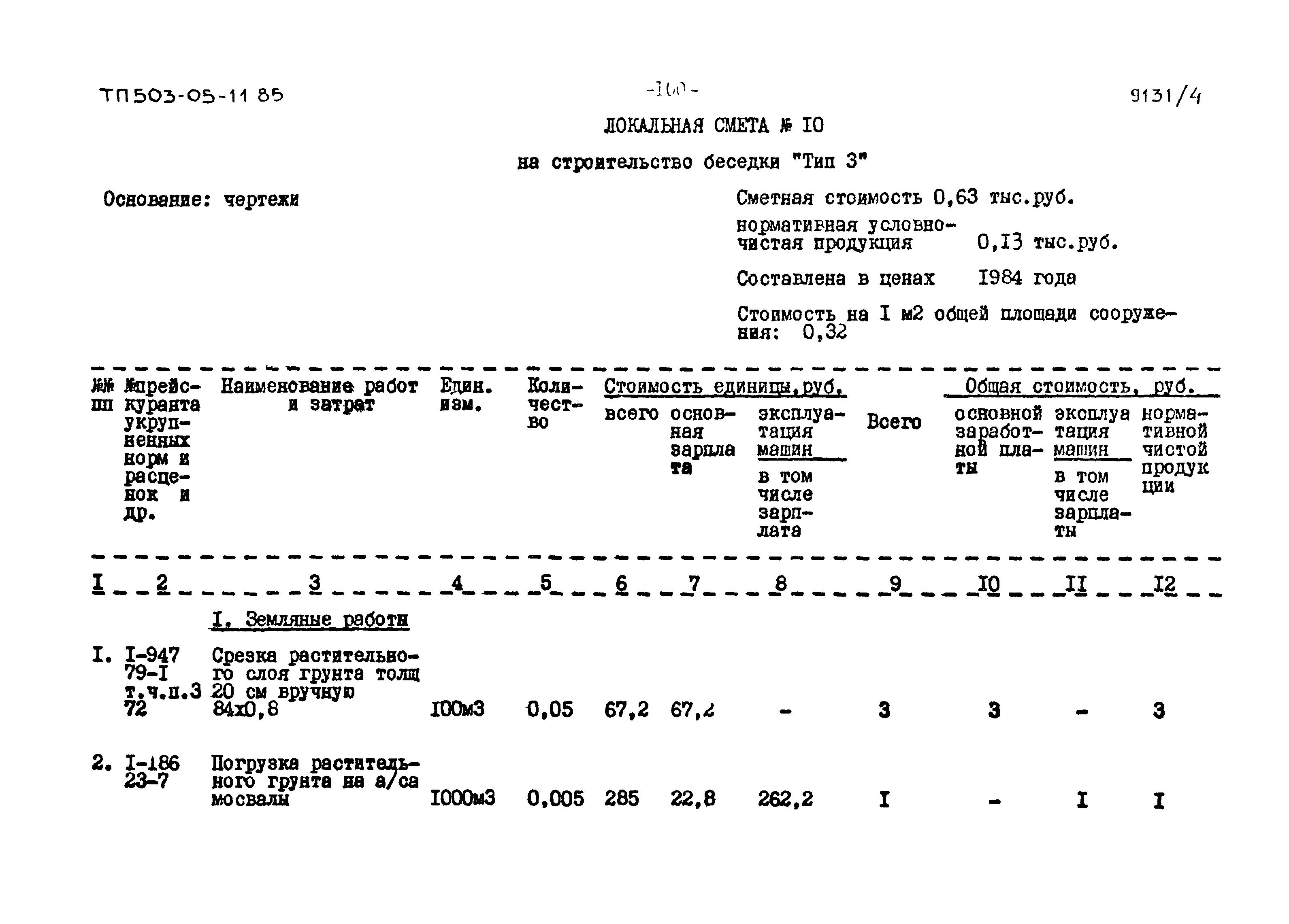 Типовой проект 503-05-11.85