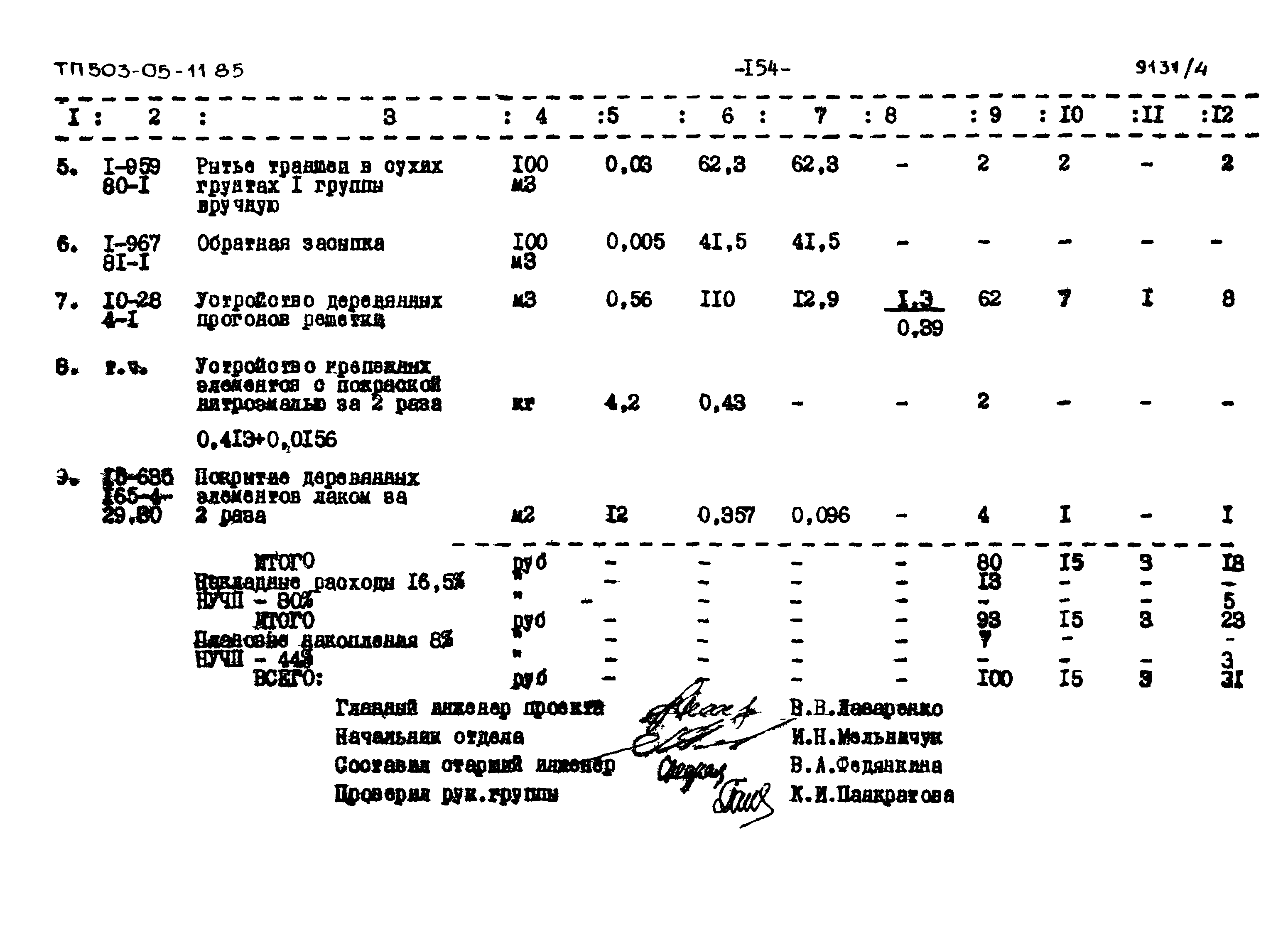 Типовой проект 503-05-11.85