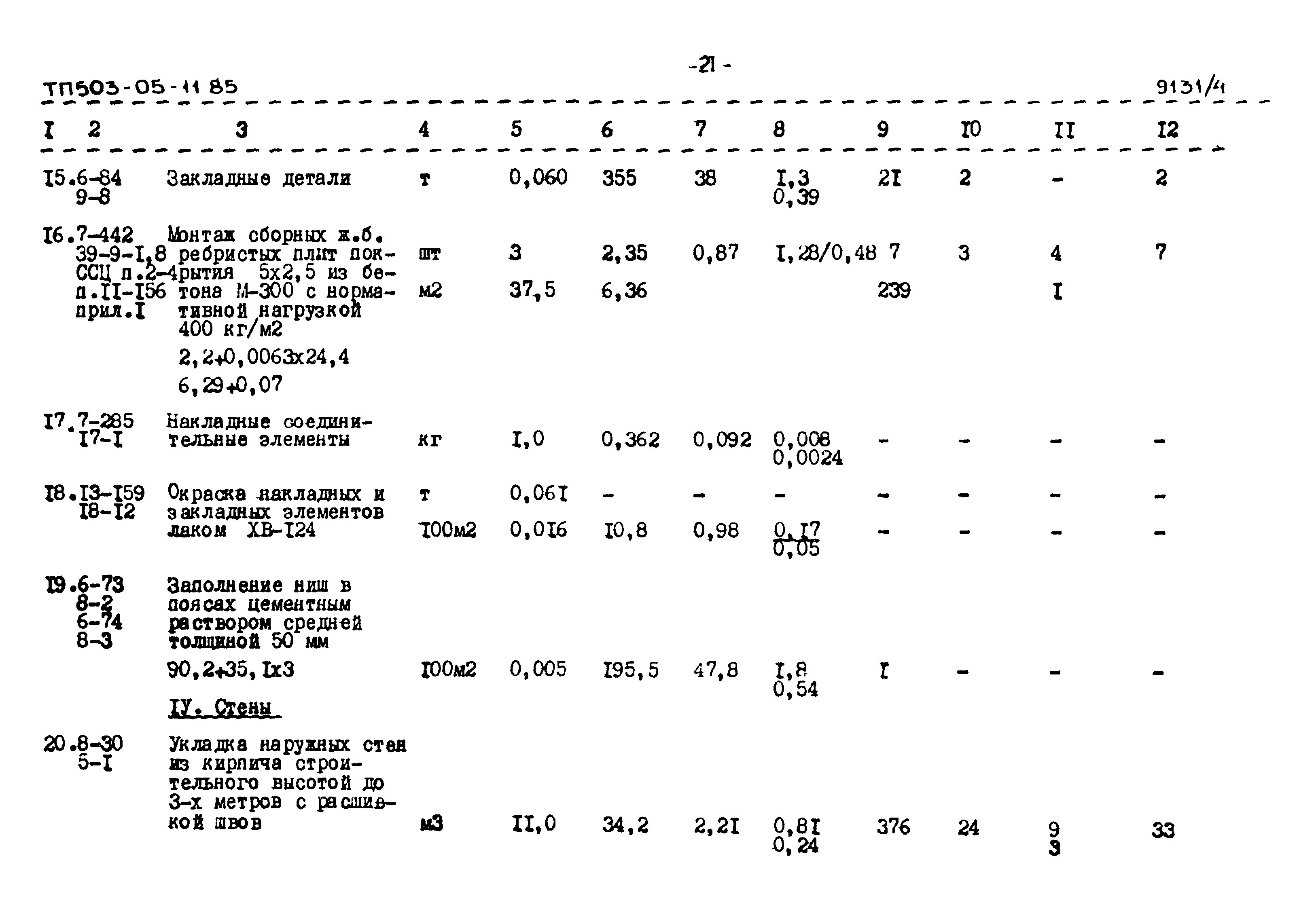 Типовой проект 503-05-11.85