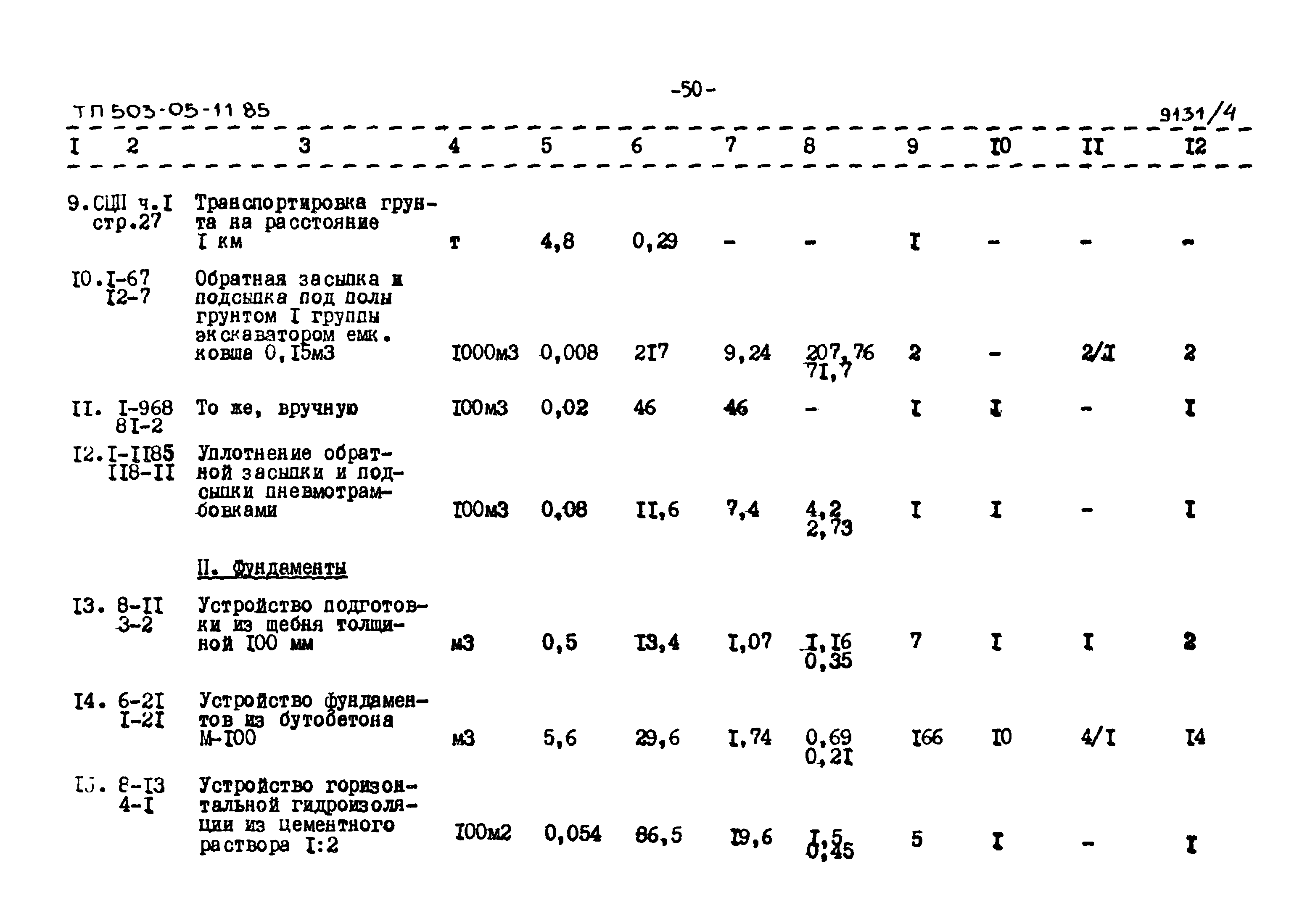 Типовой проект 503-05-11.85