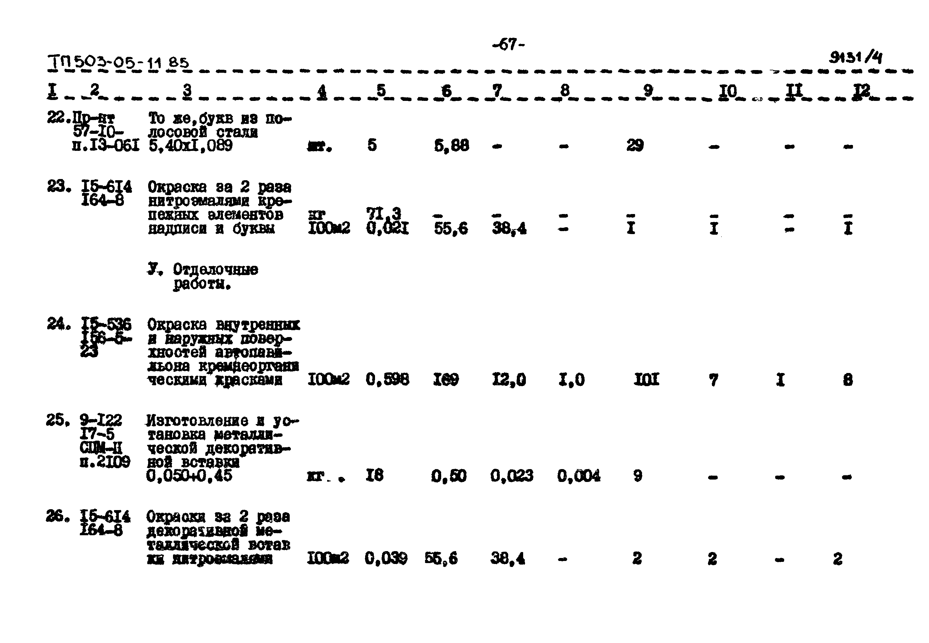 Типовой проект 503-05-11.85