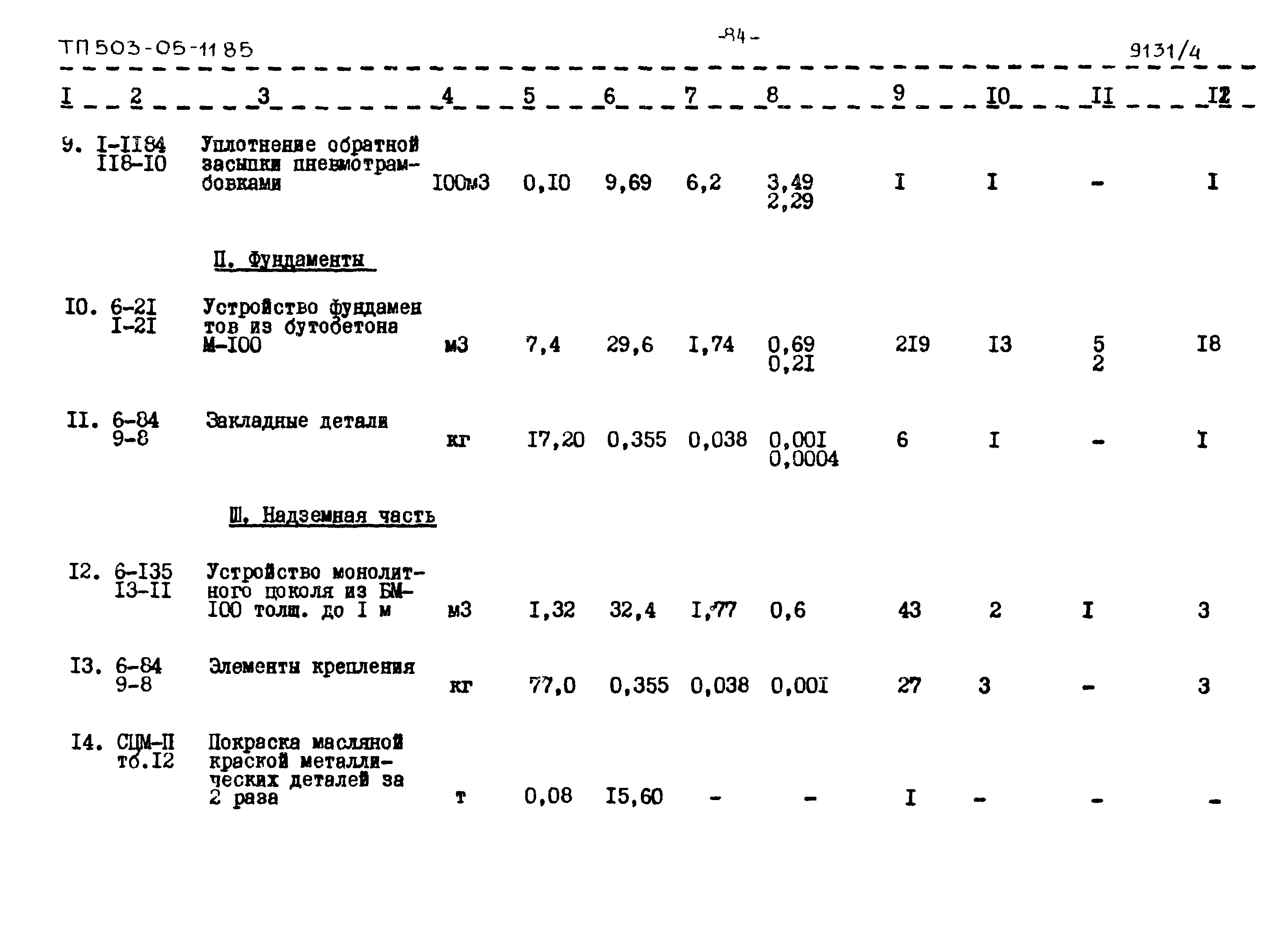 Типовой проект 503-05-11.85