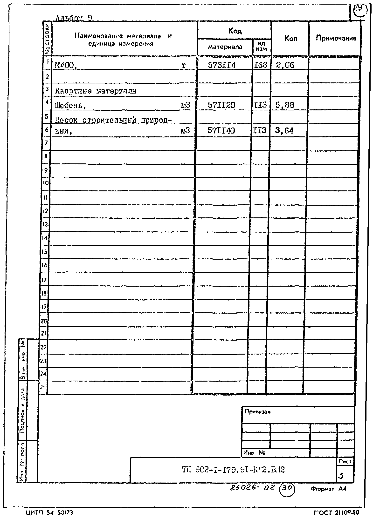 Типовой проект 902-1-179.91