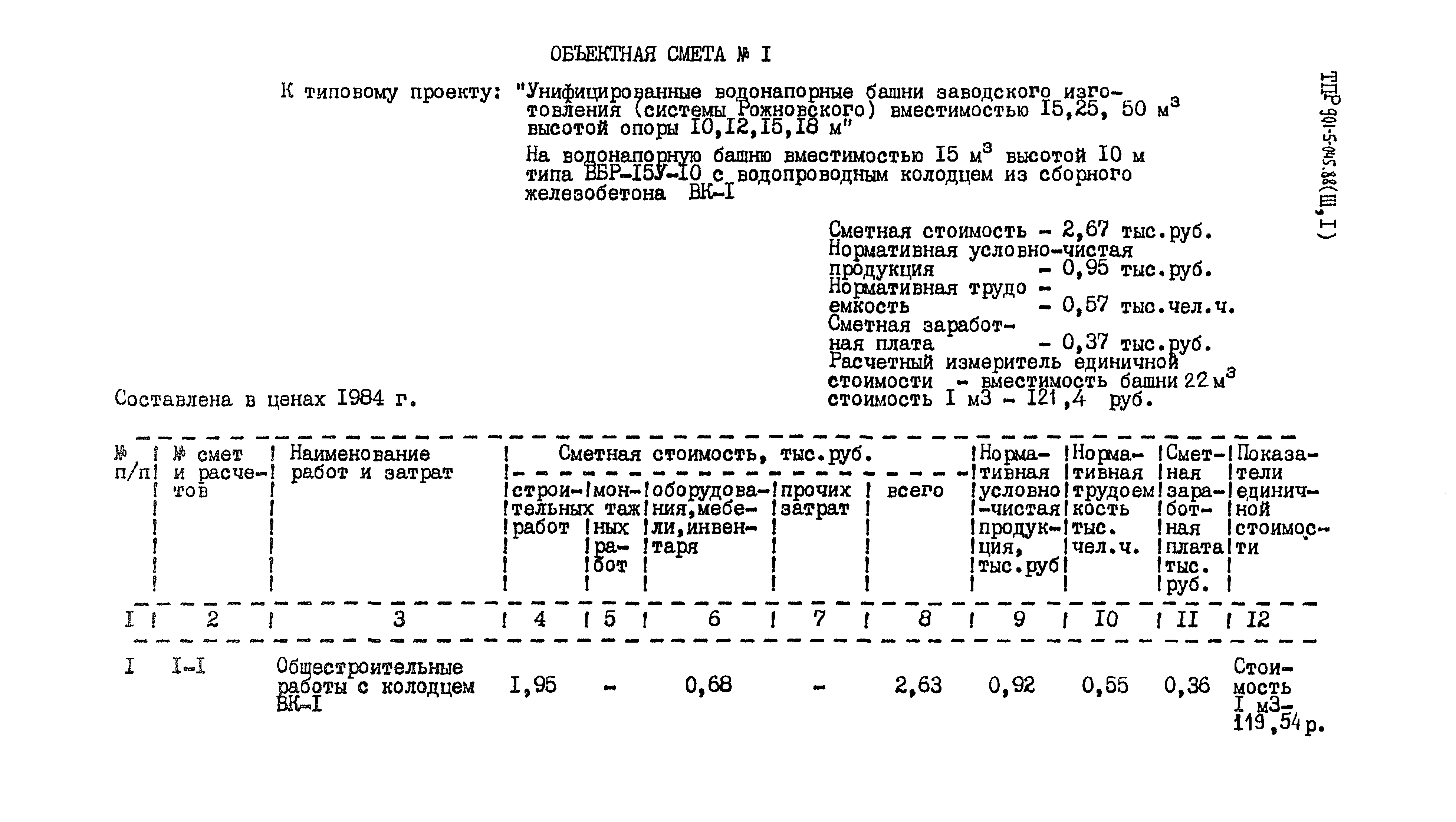 Типовые проектные решения 901-5-045.88