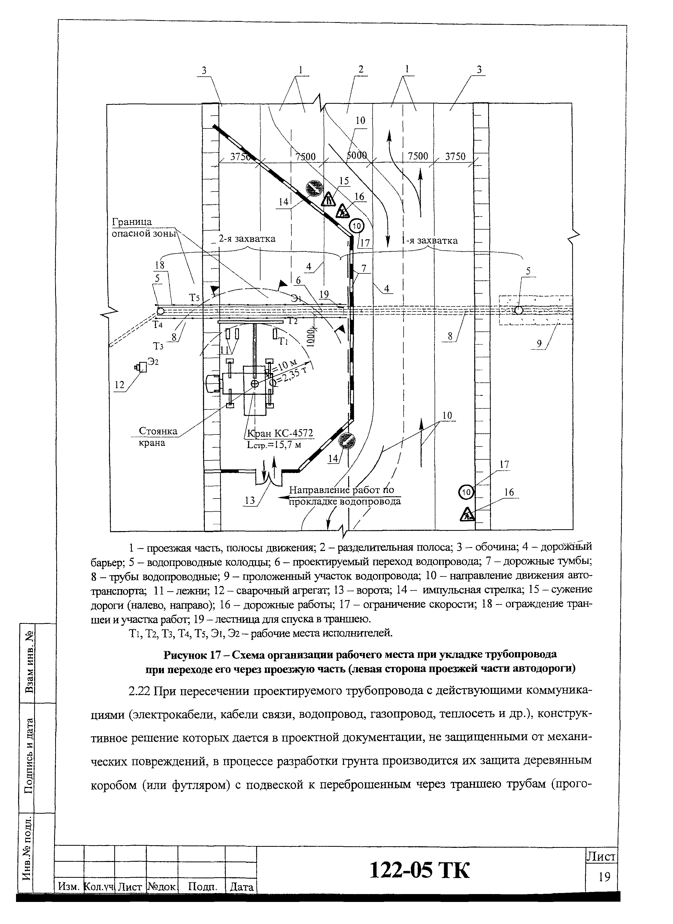 Технологическая карта 122-05 ТК