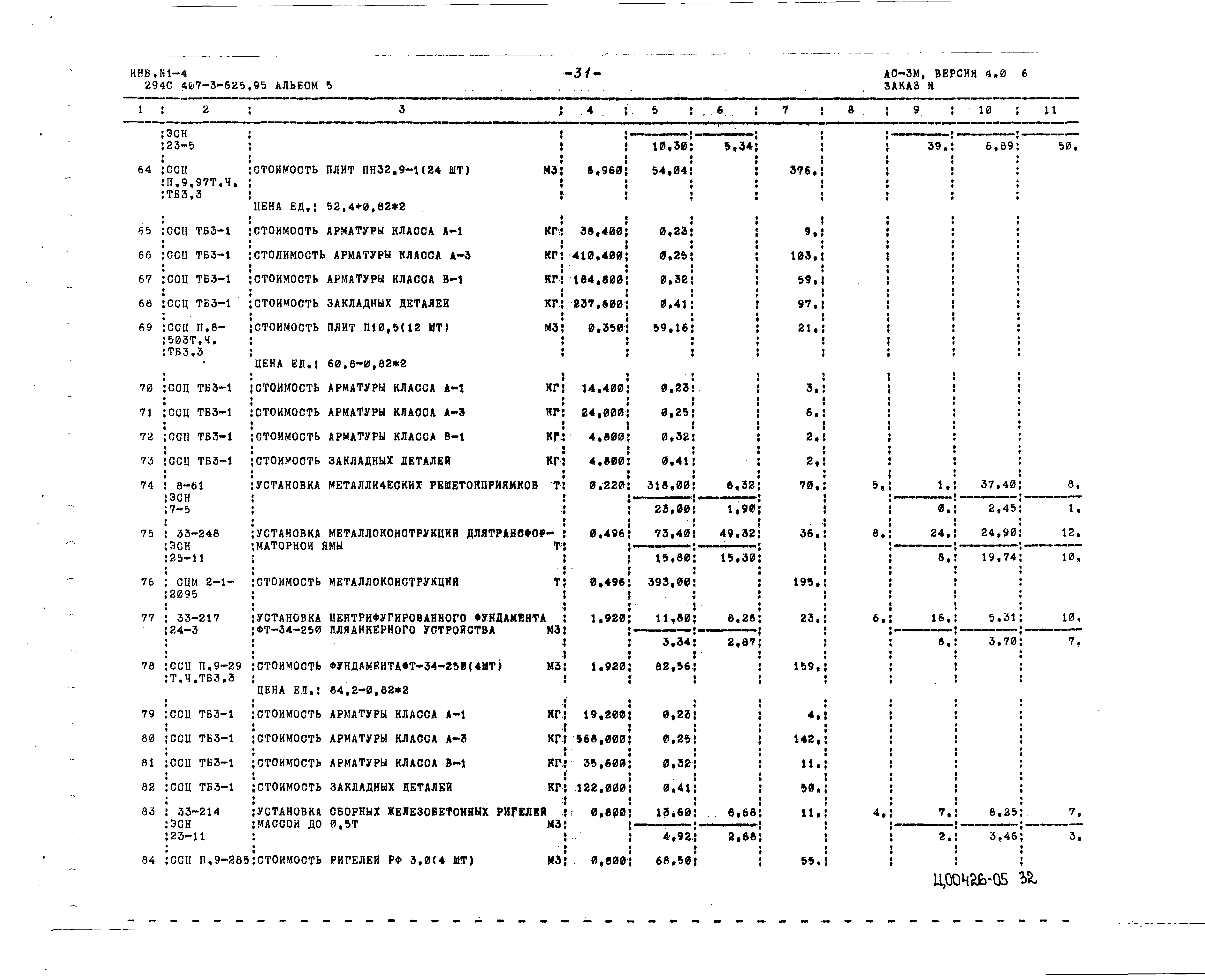 Типовой проект 407-3-652.95