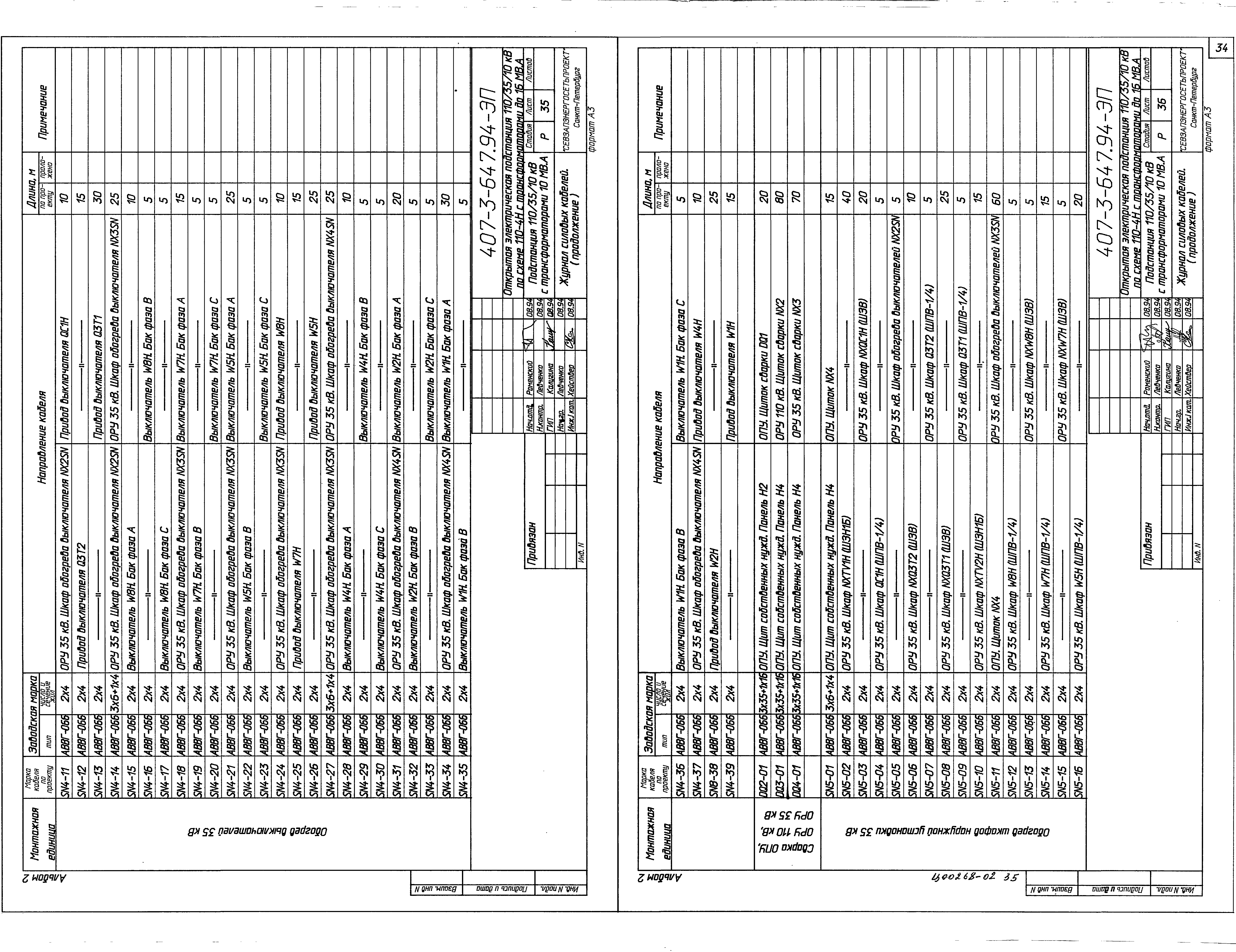 Типовой проект 407-3-647.94